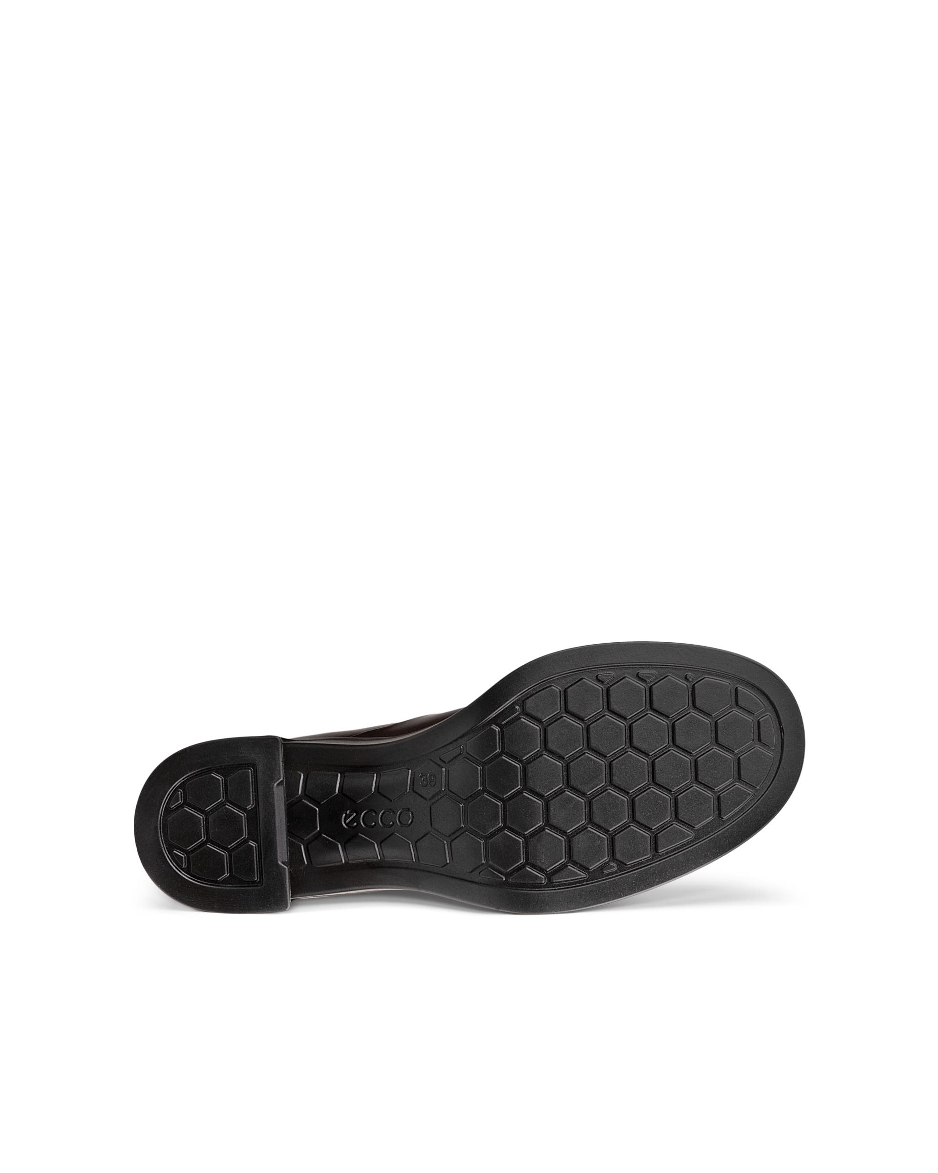 Women's ECCO® METROPOLE SEOUL 45 Leather High-Cut Boot - Brown - Sole