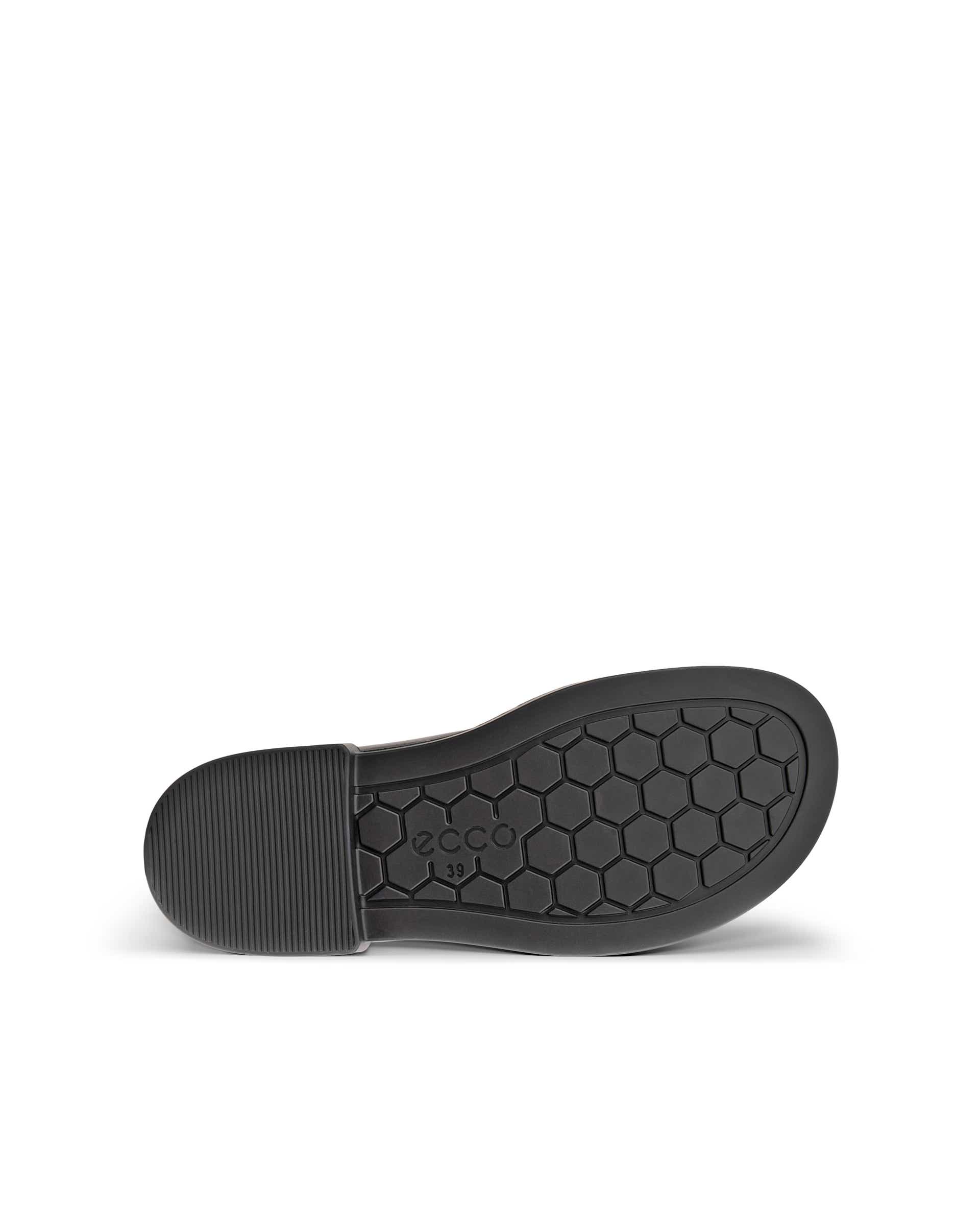 Women's ECCO® Metropole Seoul Leather Ring Sandal - Brown - Sole