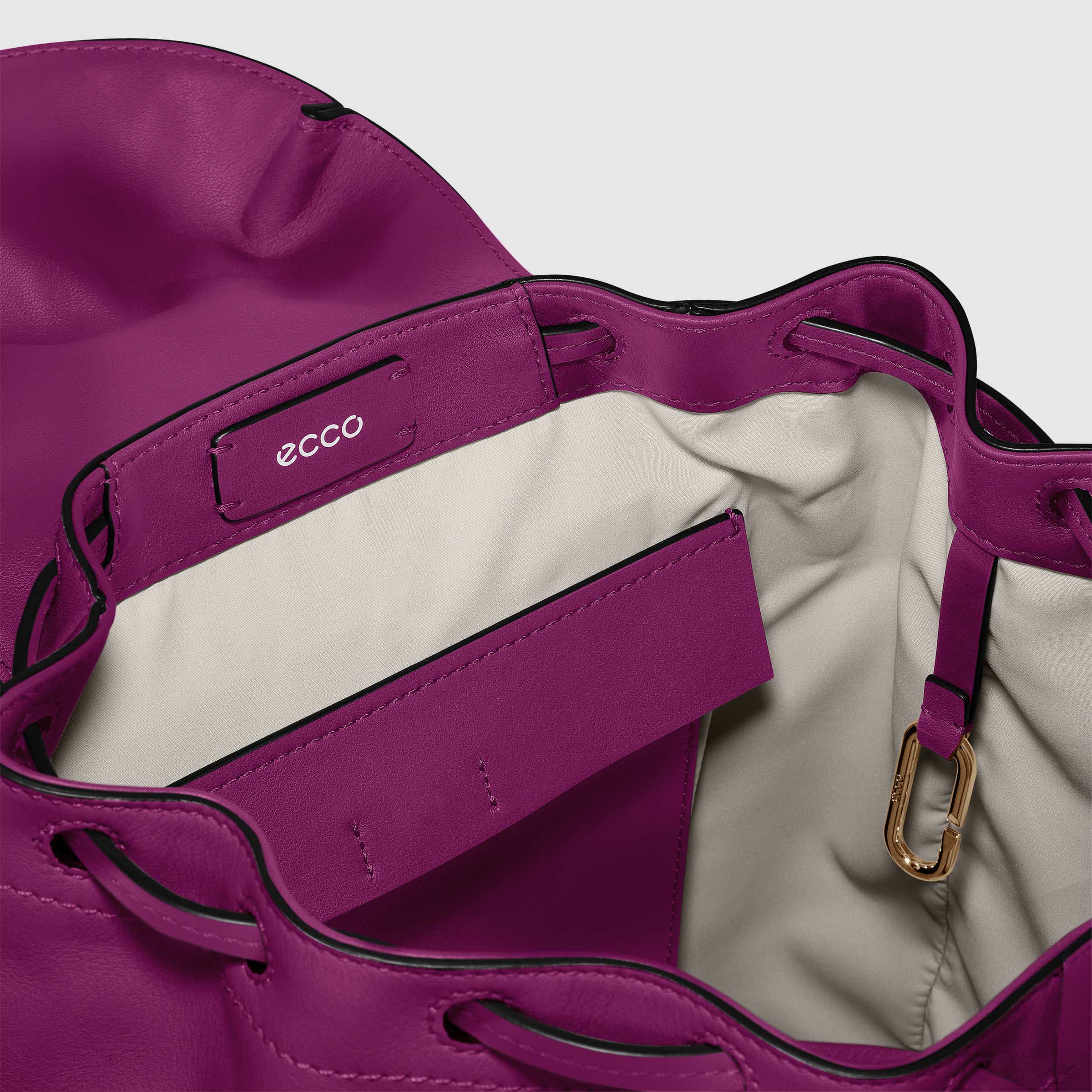 ECCO® Pillow Leather Backpack - Purple - Inside