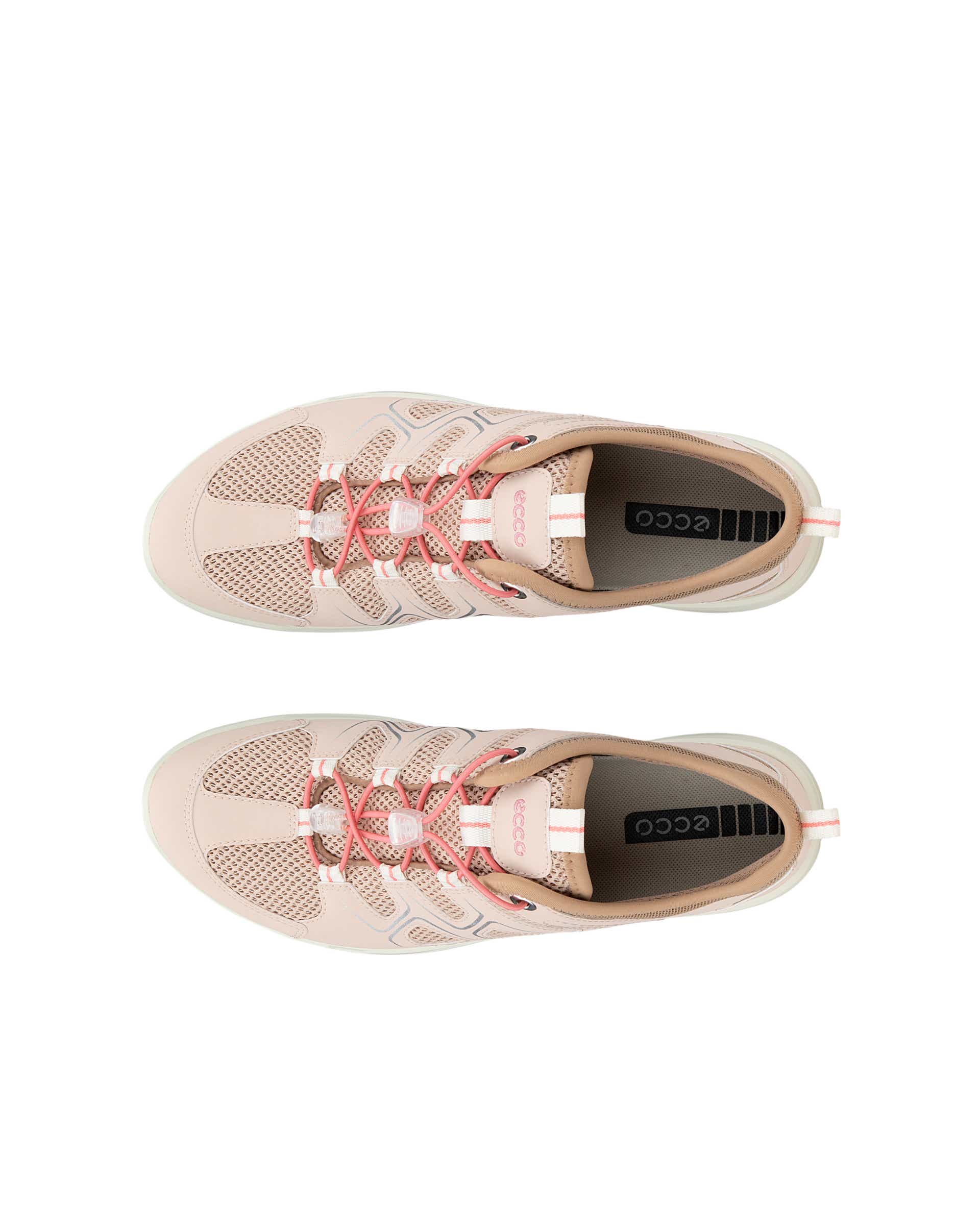 ECCO® Terracruise LT chaussures en cuir de plein air pour femme - Rose - Top left pair