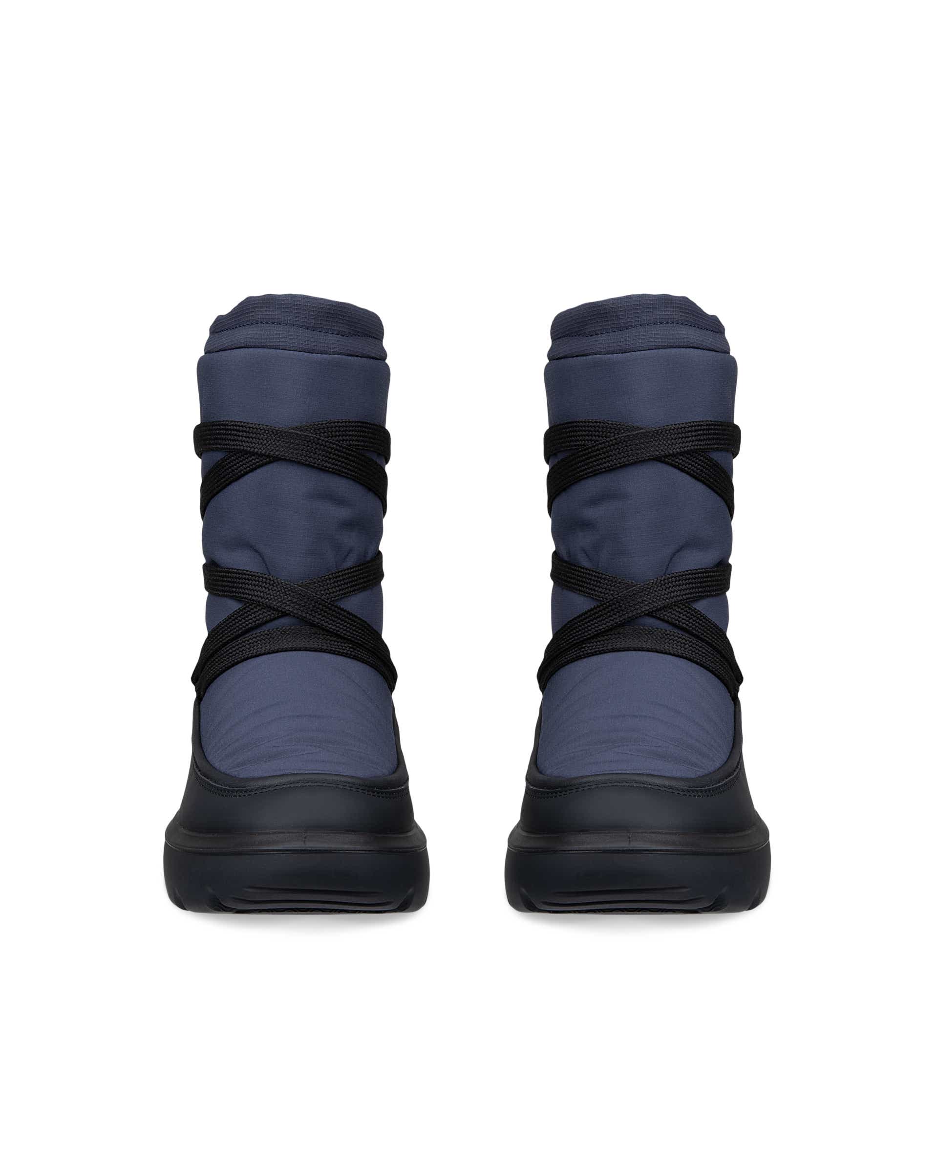 Women's ECCO® GLACIA Textile Gore-Tex Winter Boot - Blue - Front pair