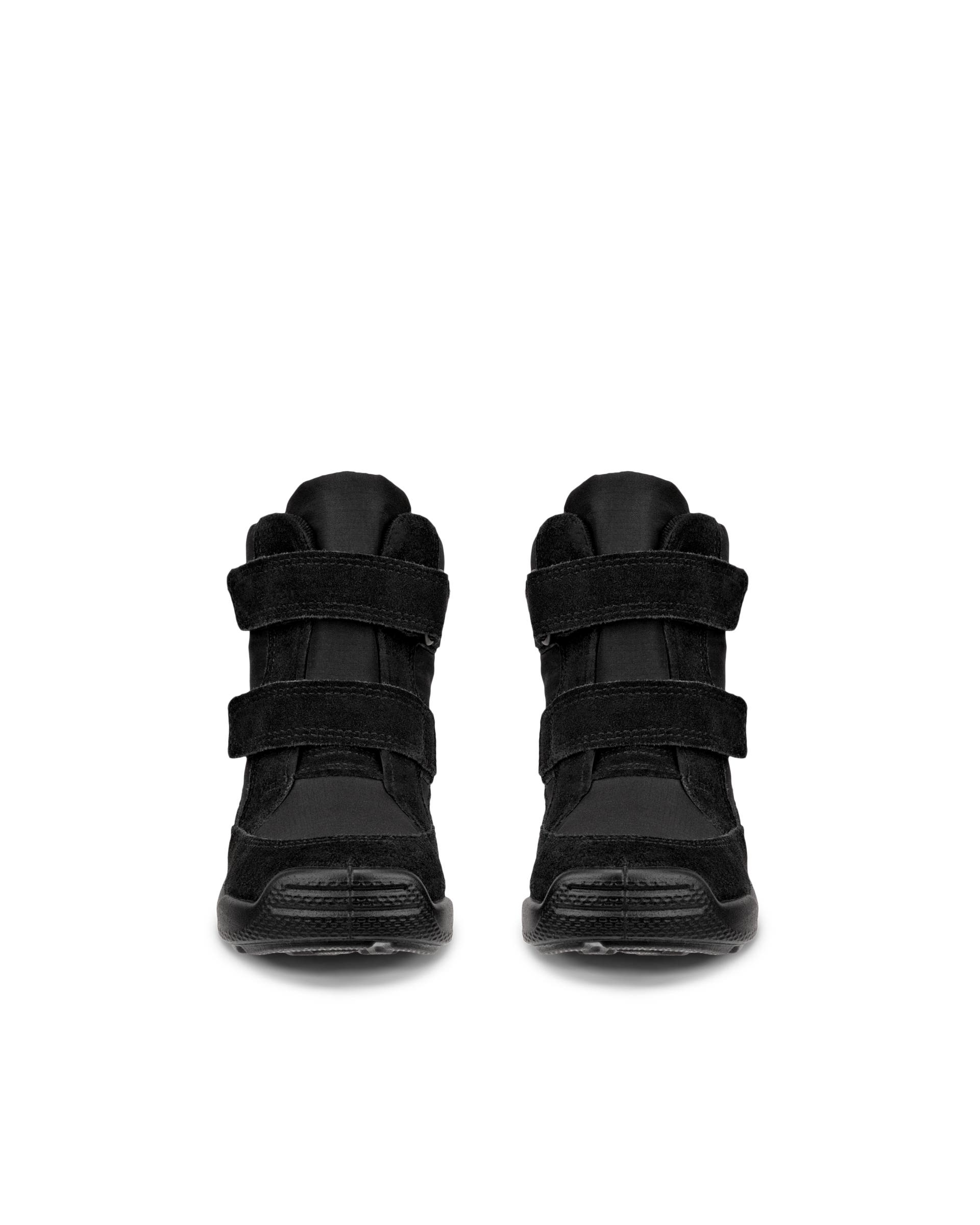 ECCO® Urban Mini Halvhög mockakänga med Gore-Tex barn - Svart - Front pair