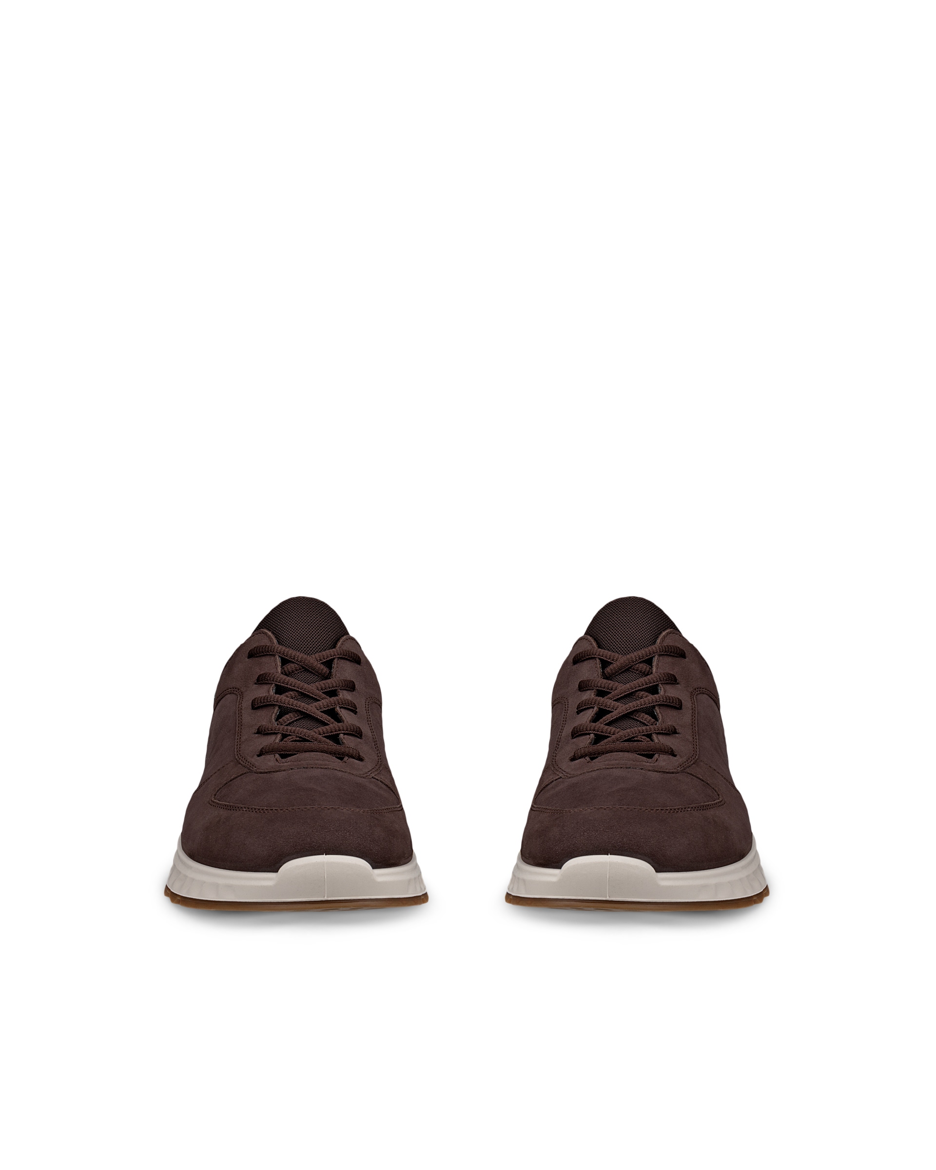 Pánské nubukové outdoorové Gore-Tex tenisky ECCO® Exostride - Hnědá - Front pair