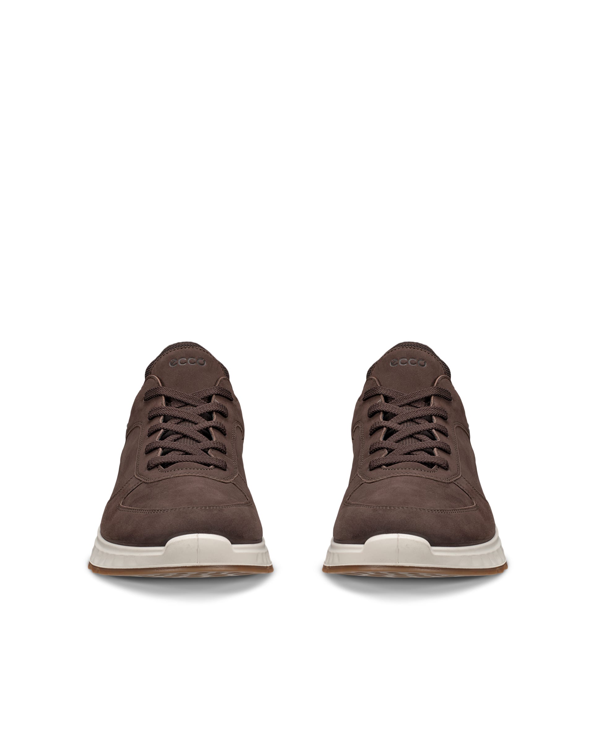 Men's ECCO® EXOSTRIDE Nubuck Gore-Tex Outdoor Trainer - Brown - Outside