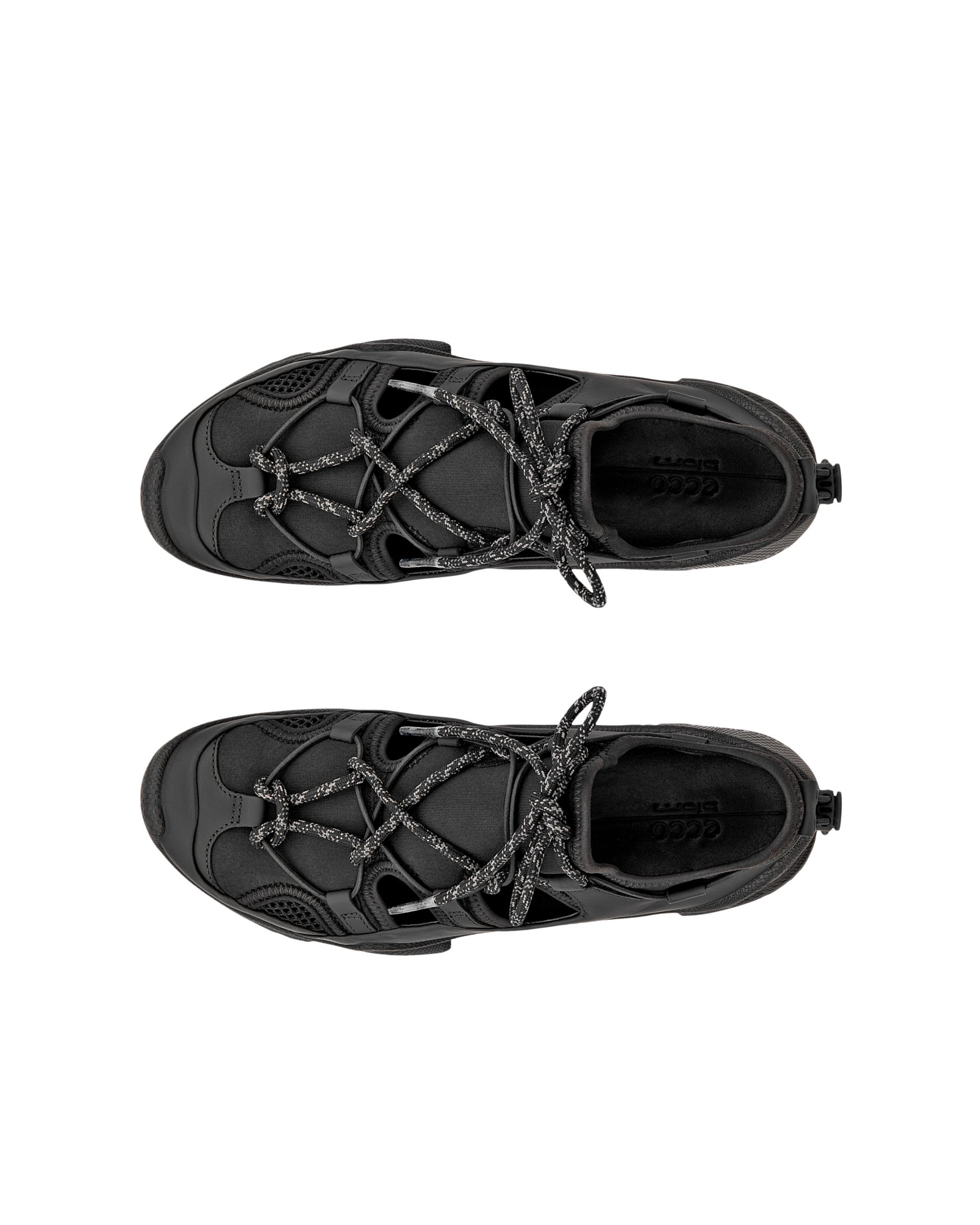 ECCO BIOM C-TRAIL WOMEN'S SNEAKER - Black - Top left pair