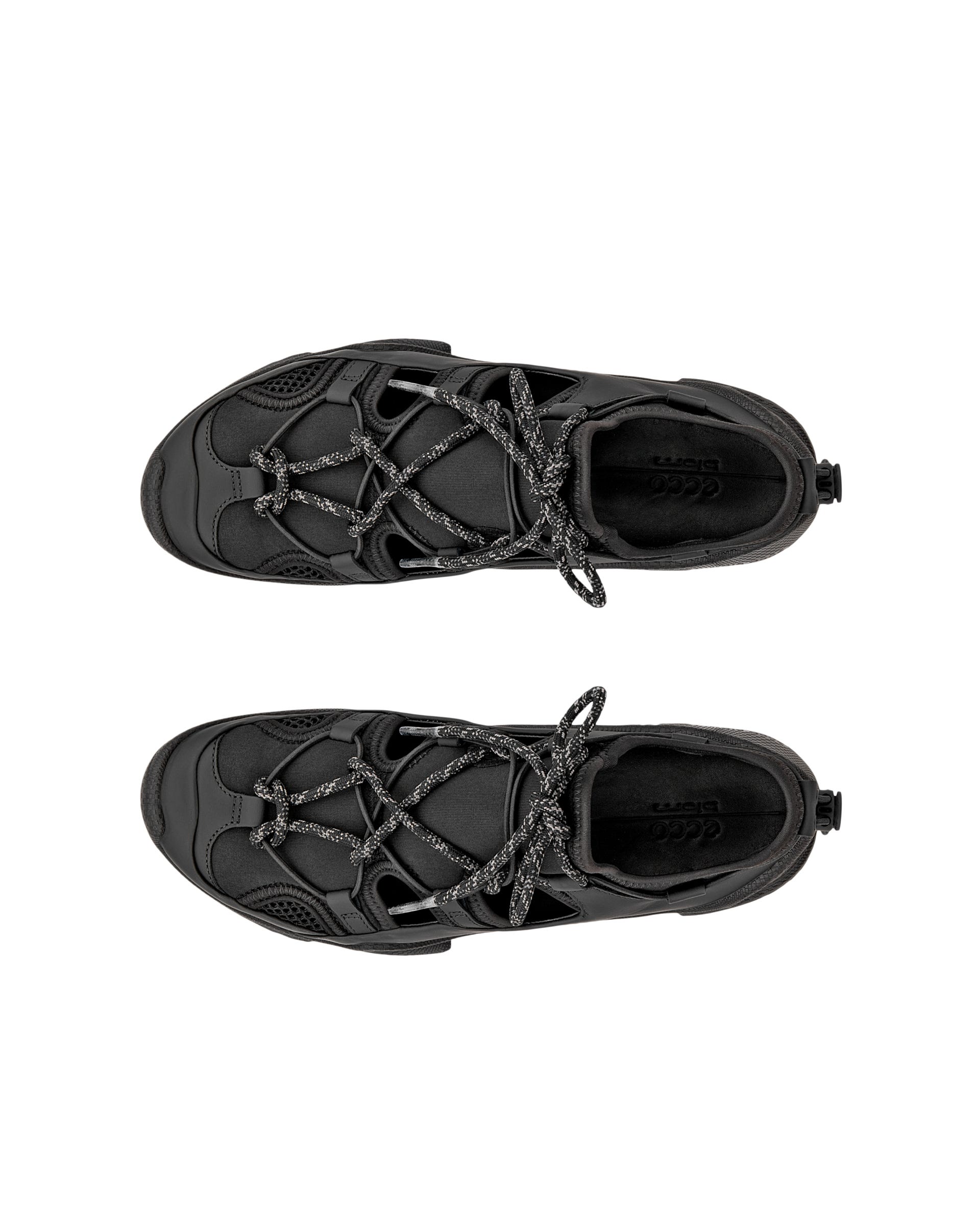 ECCO BIOM C-TRAIL WOMEN'S SNEAKER - Black - Top left pair