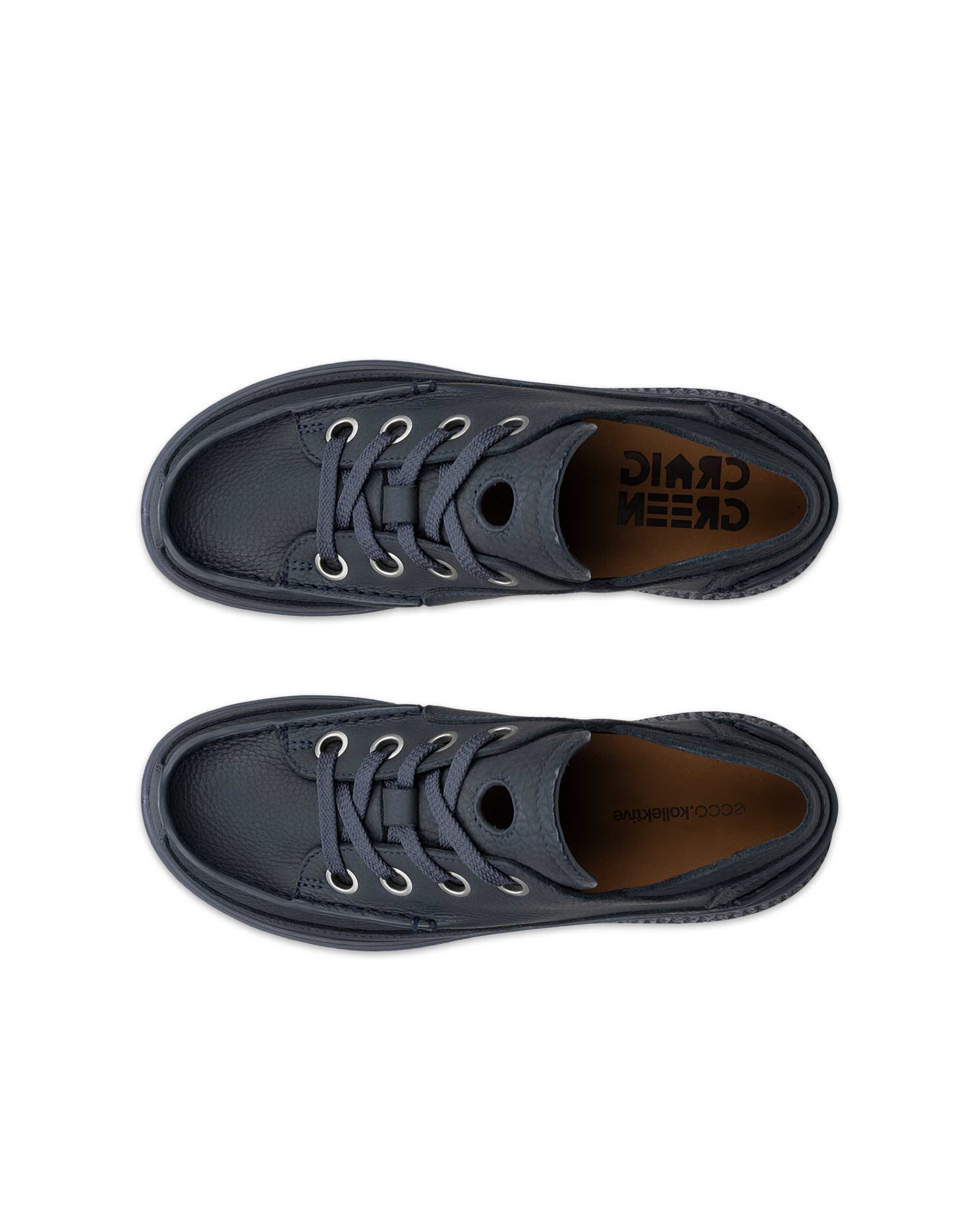 ECCO® WALKER 3.0 Moc-Toe-sko i skinn herr - Blå - Top left pair