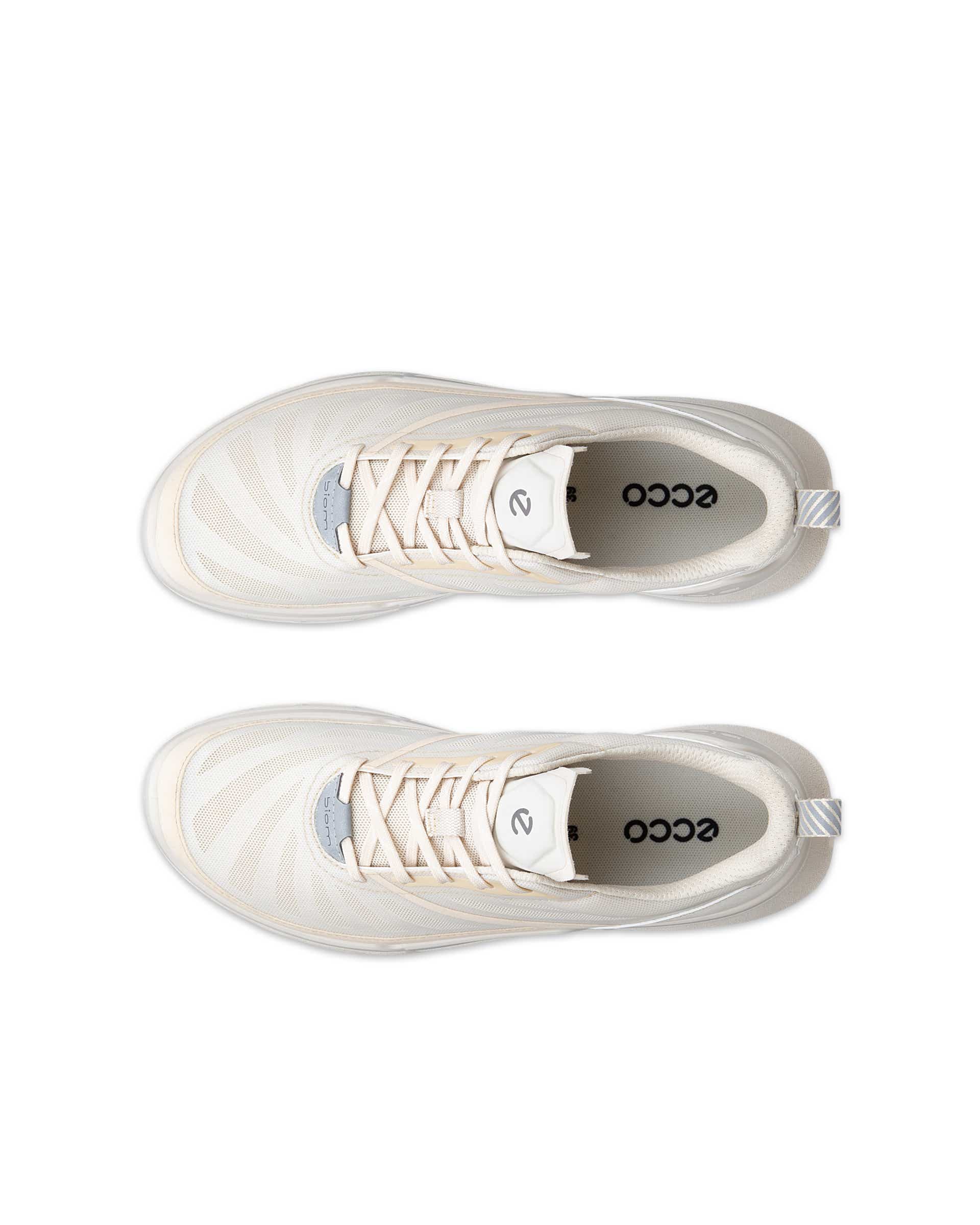 Women's ECCO® Biom 720 Textile Sneaker - Beige - Top left pair