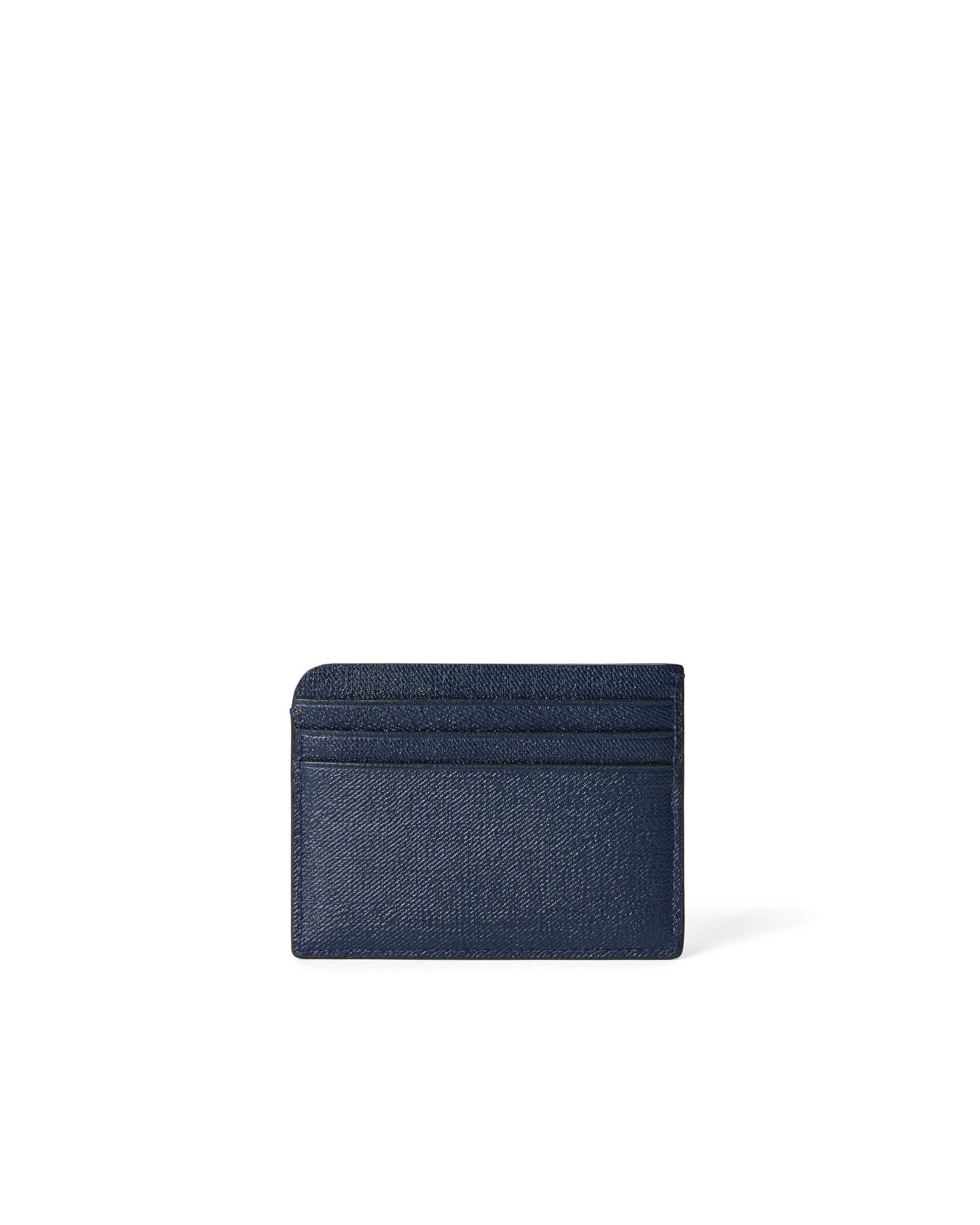 Porta-cartões em pele ECCO® Card Case - Azul - Back