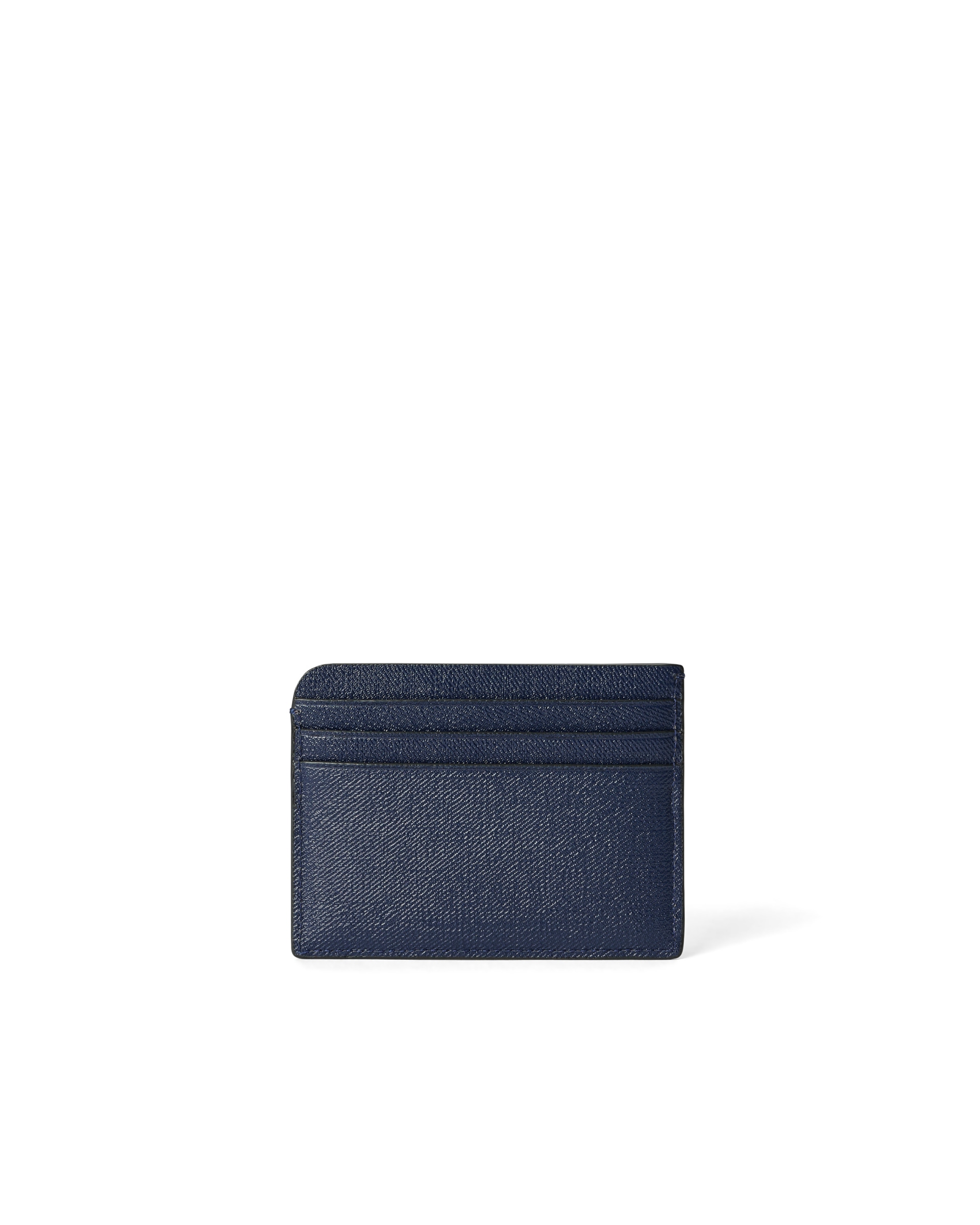 Porta-cartões em pele ECCO® Card Case - Azul - Back