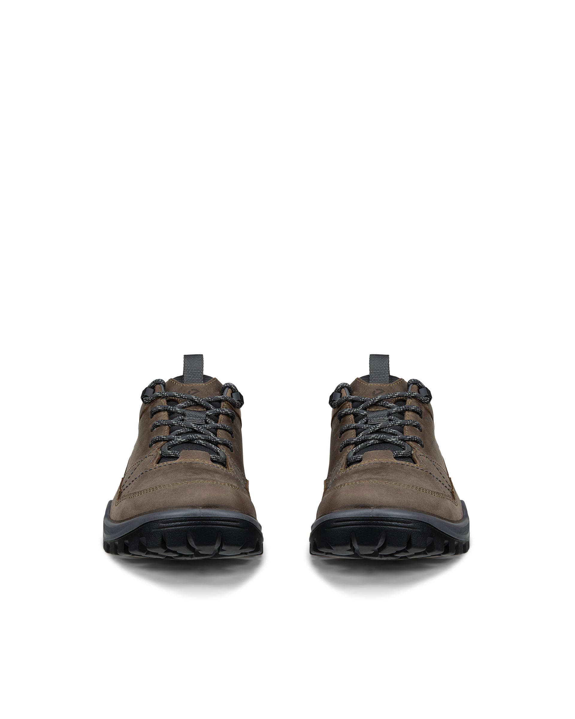 Men's ECCO® RECEPTOR TREKK Nubuck Waterproof Hiking Shoe - Brown - Outside
