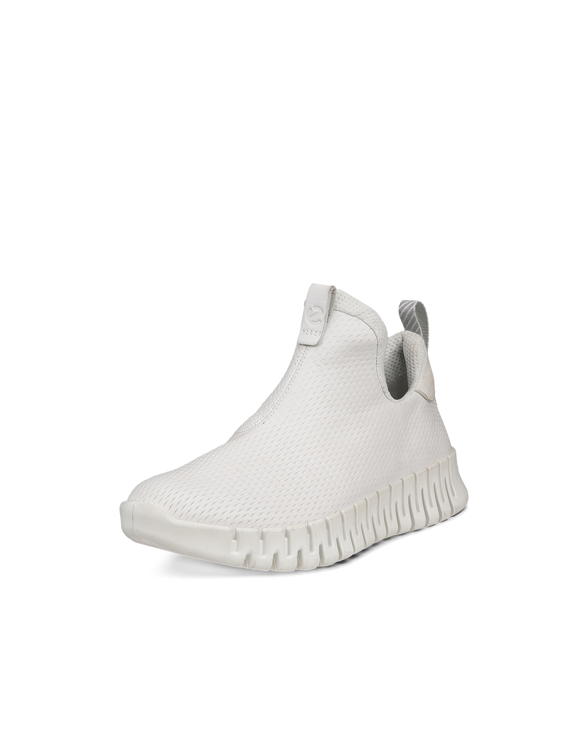 ECCO Gruuv Flexible Sole Sneakers - White - Main