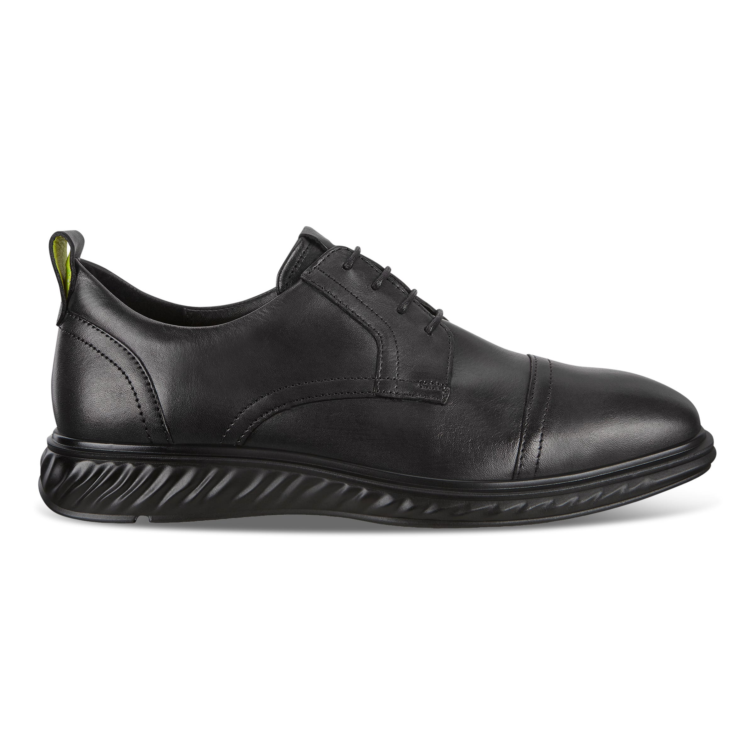 ECCO ST.1 Hybrid Lite メンズ レザーオックスフォードシューズ | ブラック