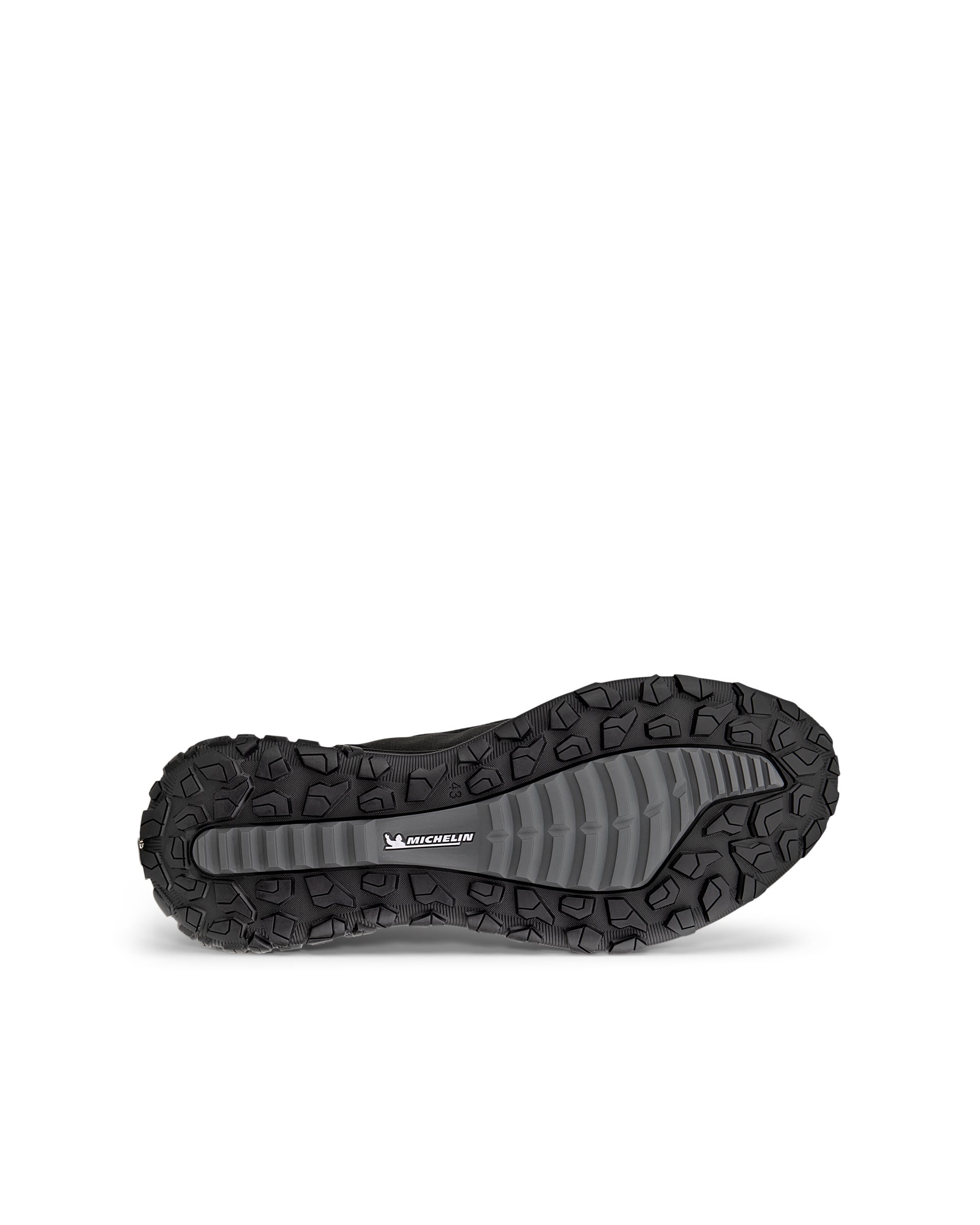 Pánske nepremokavé stredne vysoké outdoorové čižmy  ECCO® ULT-TRN - Čierna - Sole