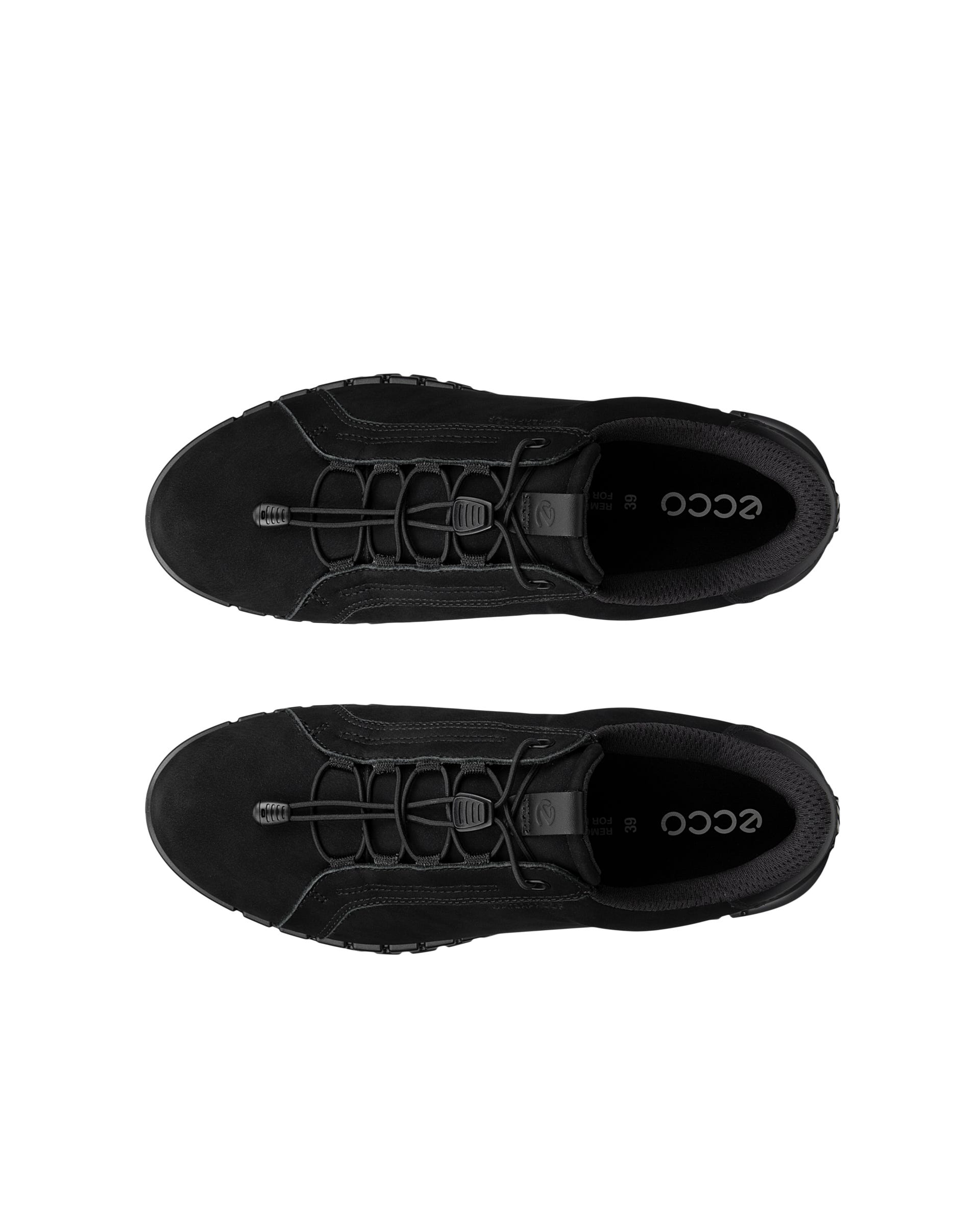 Naisten ECCO® GRUUV LITE nubukki lenkkari - Musta - Top left pair