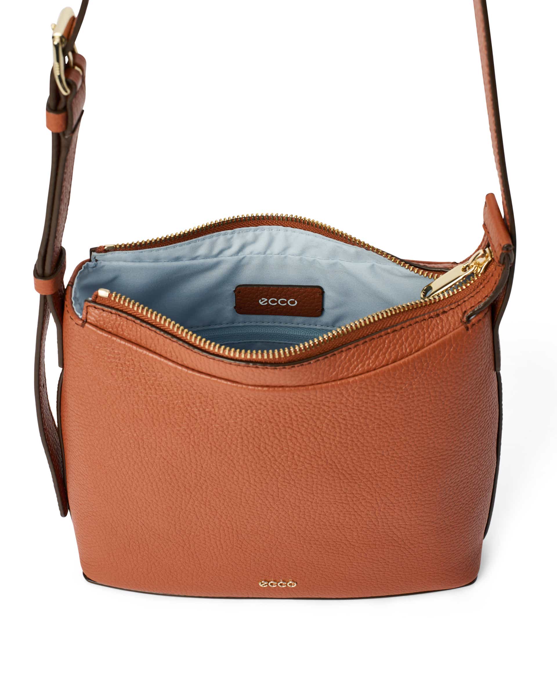ECCO® COVE CROSSBODY Damen Umhängetasche aus Leder - Braun - Inside