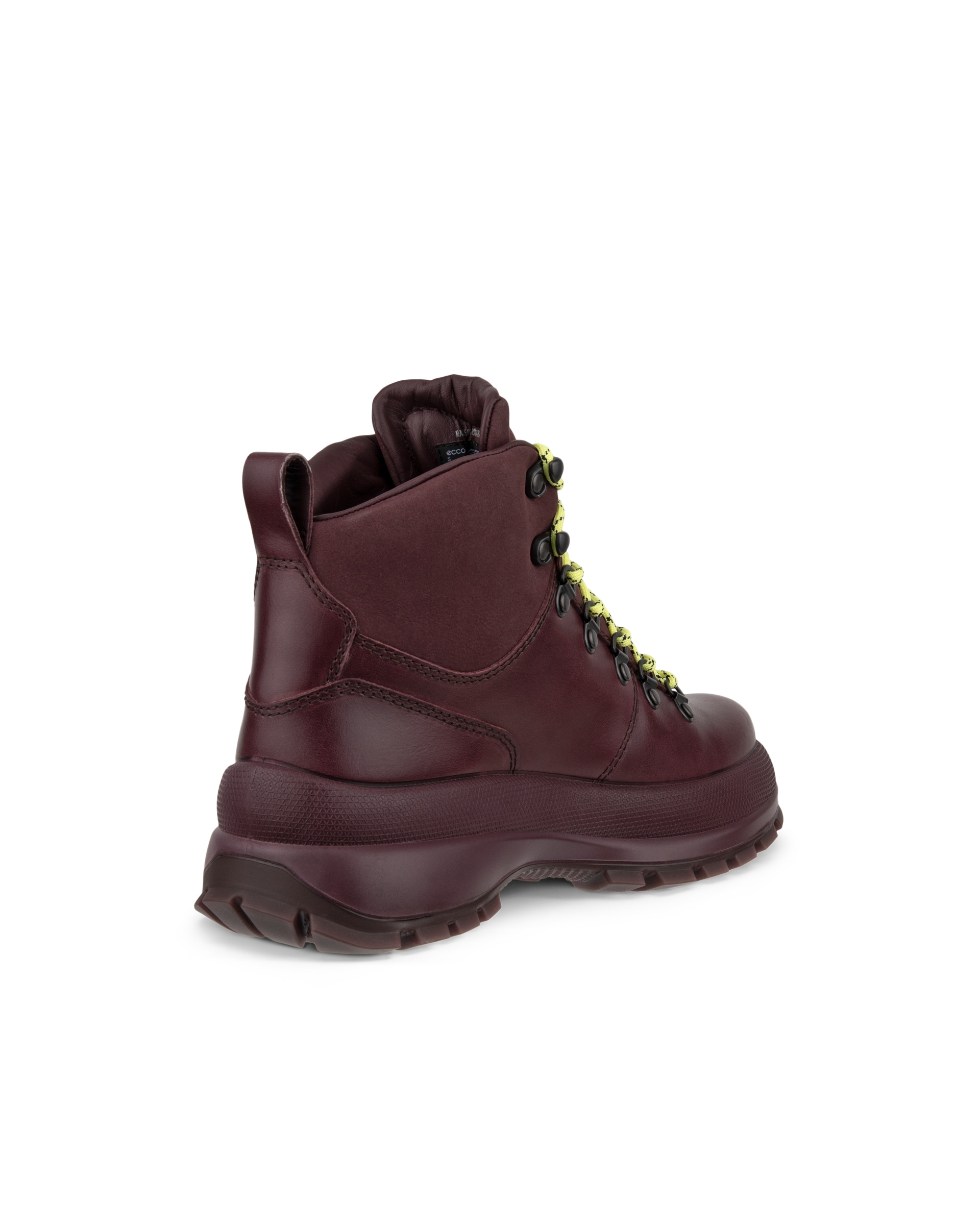 ECCO® Track 30 bottes de pluie en cuir à lacet pour femme - Violet - Back