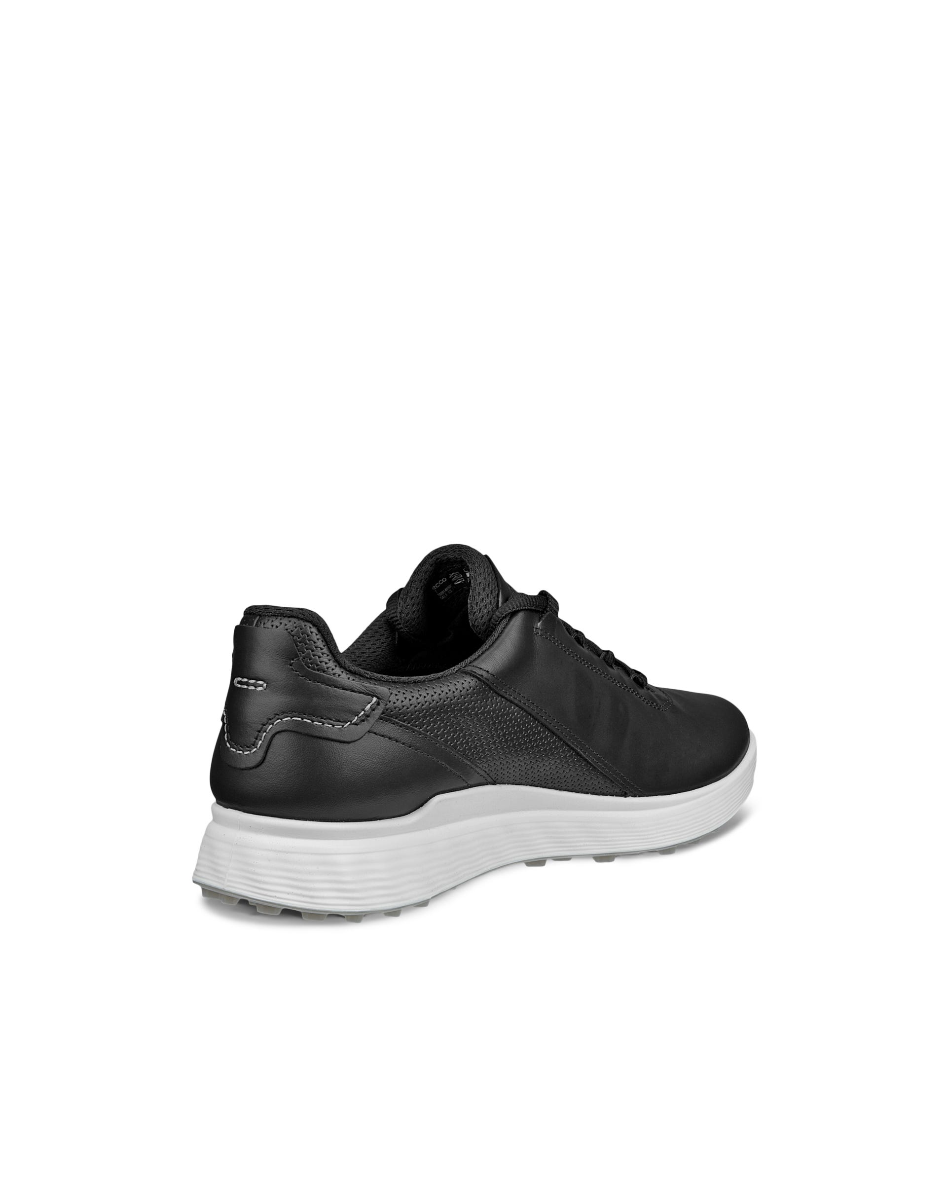 ECCO® Golf S-Casual chaussure de golf imperméable en cuir pour homme - Noir - Back