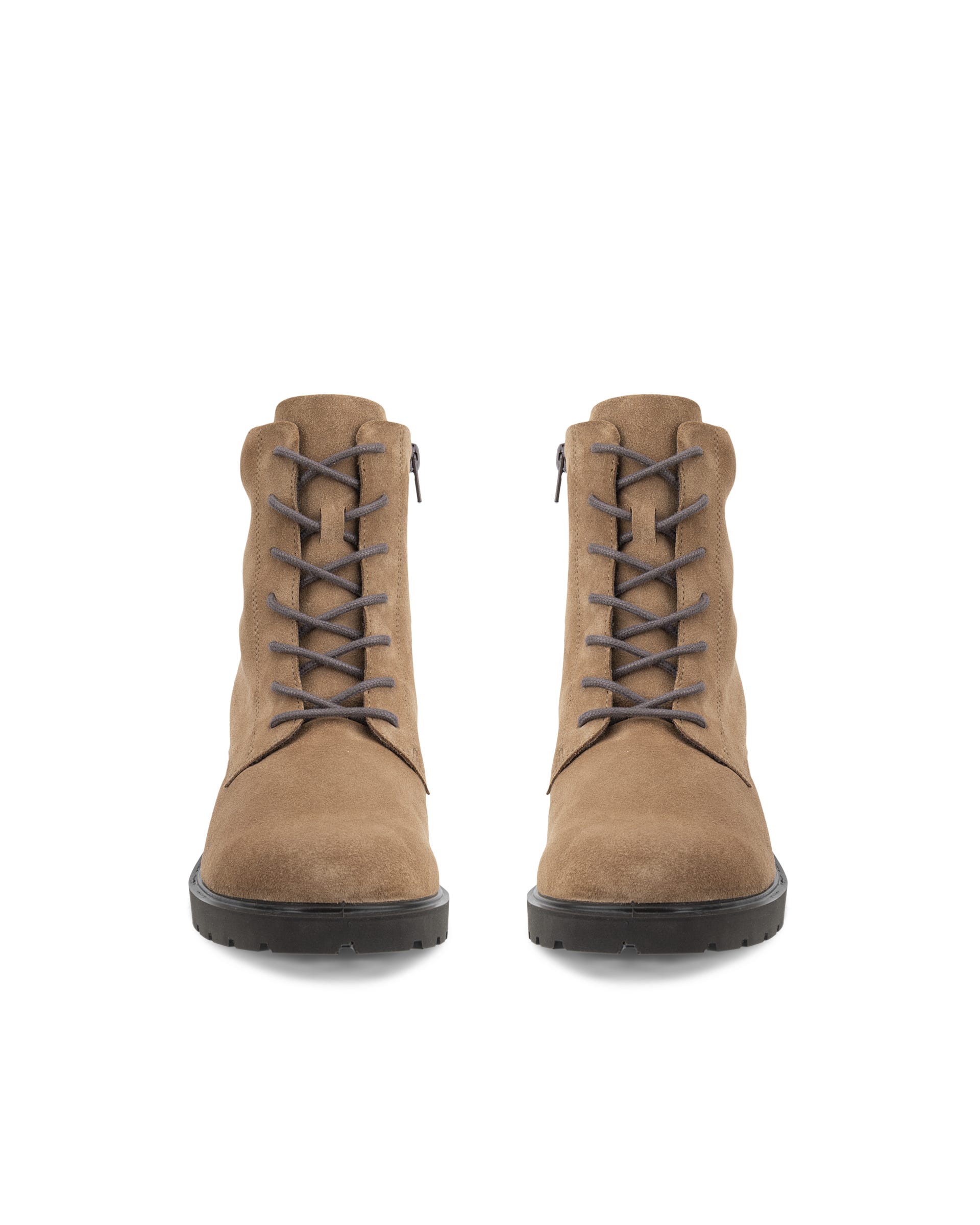Women's ECCO® METROPOLE VIENNA Suede Mid-Cut Boot - Brown - Outside