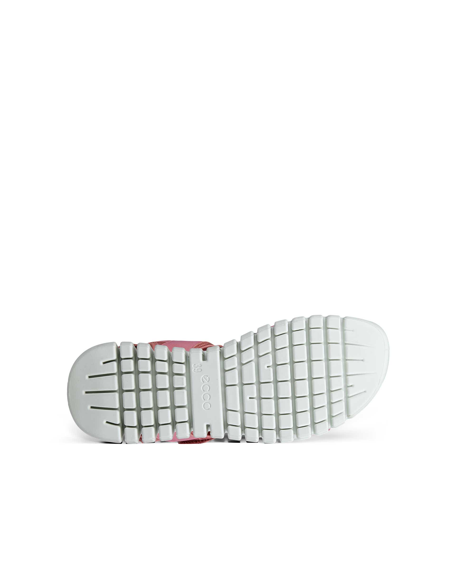 ECCO Gruuv ウィメンズ ヌバックヒールサンダル - ピンク - Sole