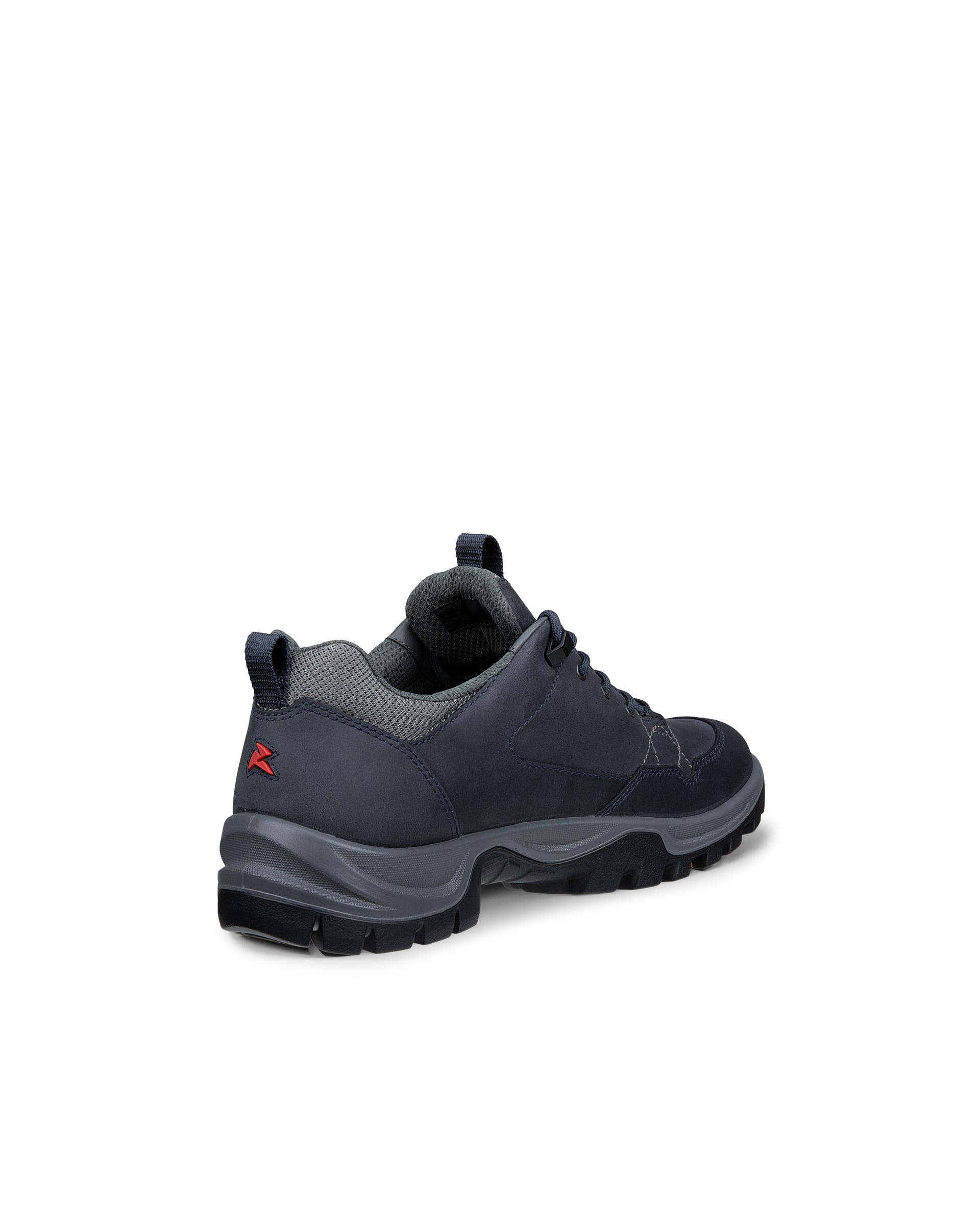 Men's ECCO® RECEPTOR TREKK Nubuck Waterproof Hiking Shoe - Blue - Outside