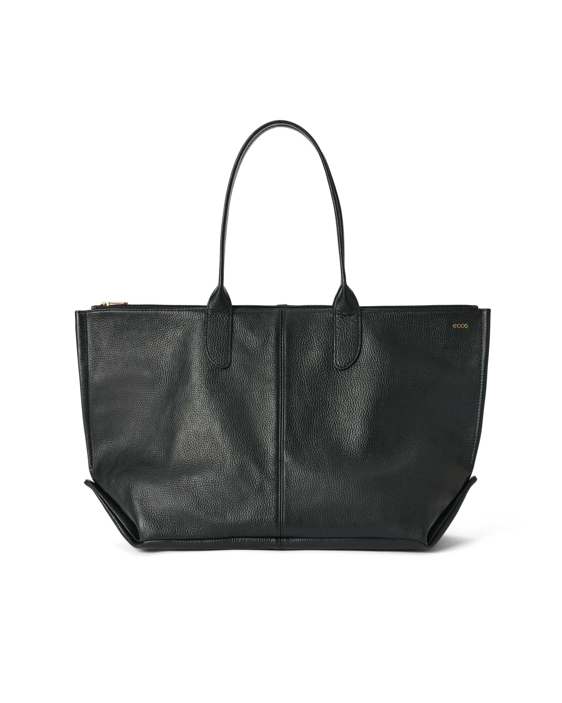 Kožená taška tote ECCO® Tote - Čierna - Main
