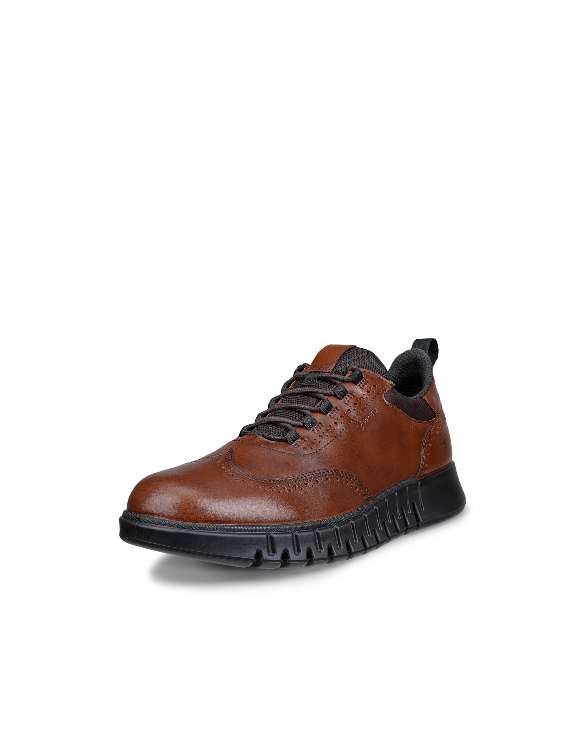 Men's ECCO® GRUUV STUDIO Leather Gore-Tex Slip-On - Brown - Outside