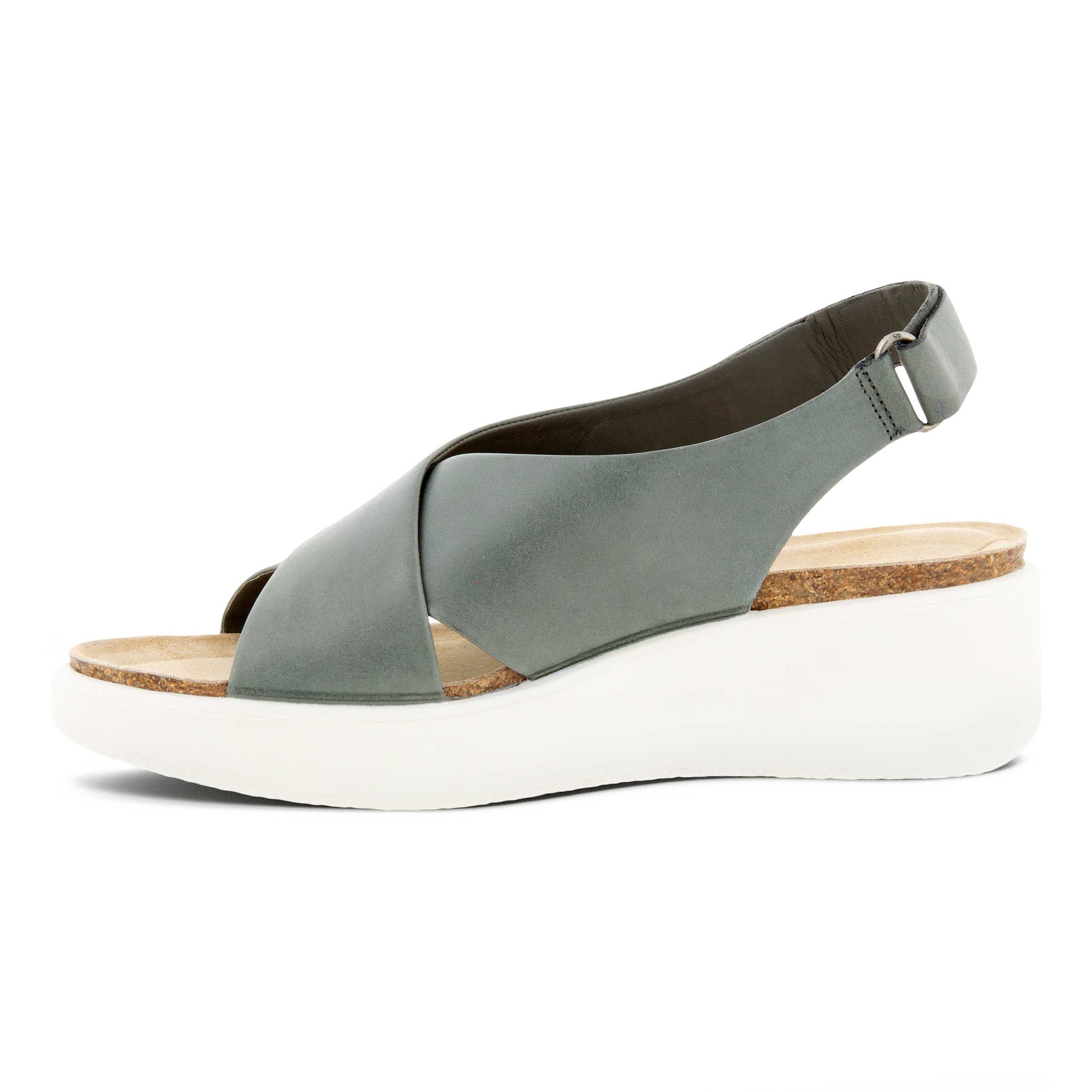 ECCO CORKSPHERE WEDGE SANDAL S - Grey - Inside