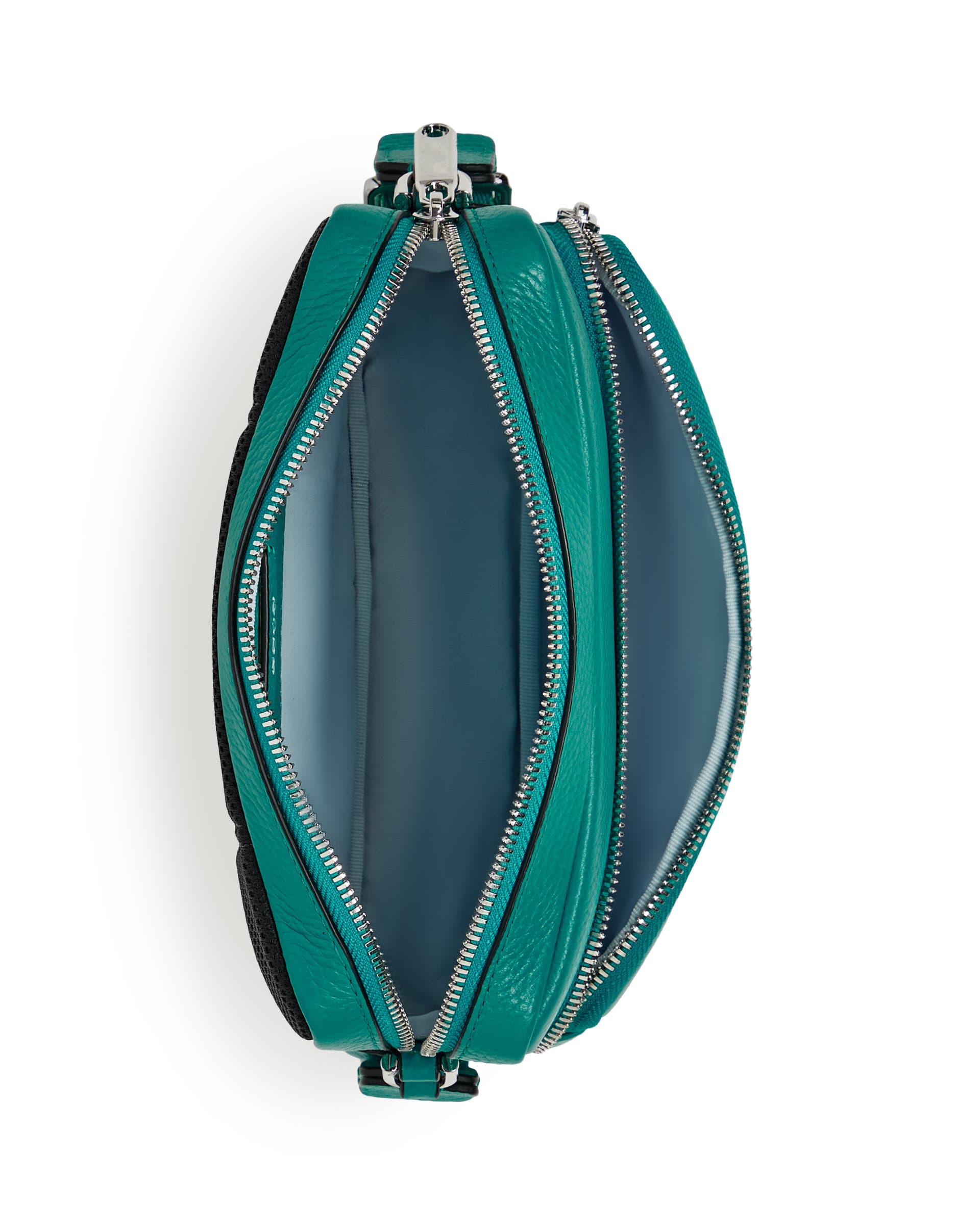 ECCO® Camera Bag Pebbled Leather Camera Bag - Green - Birdeye