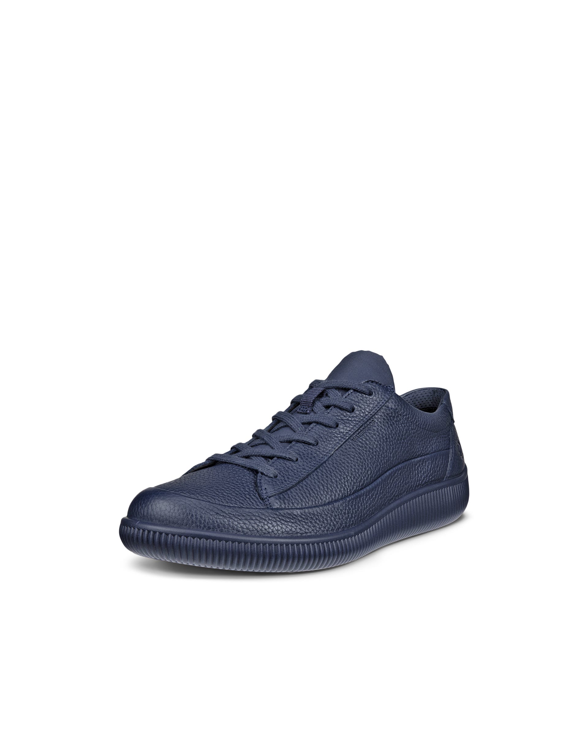 ECCO® SOFT ZERO Herren Sneaker aus Nubukleder - Blau - Main