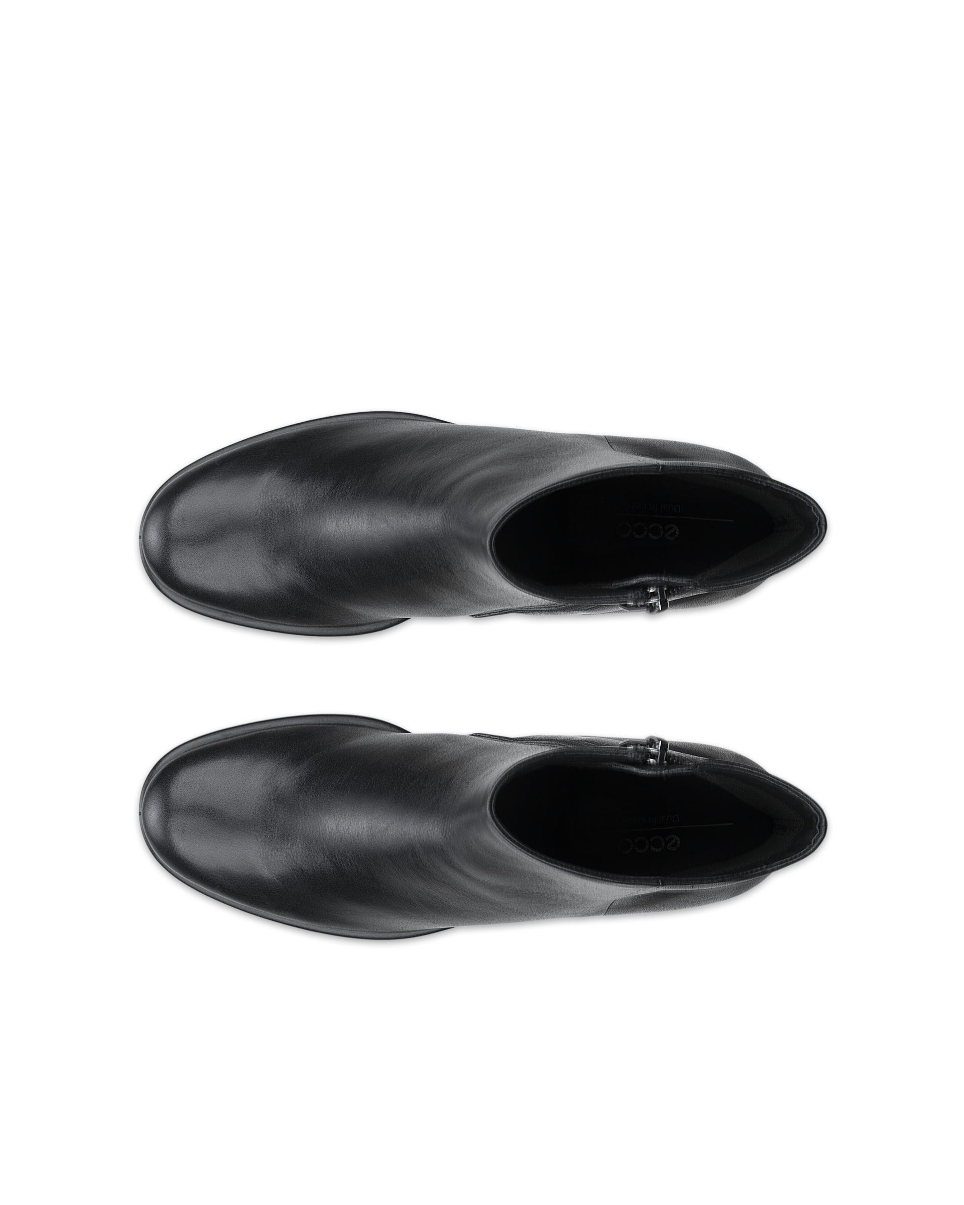 ECCO Sculpted LX 35 ウィメンズ レザーミッドカットブーツ - ブラック - Top left pair