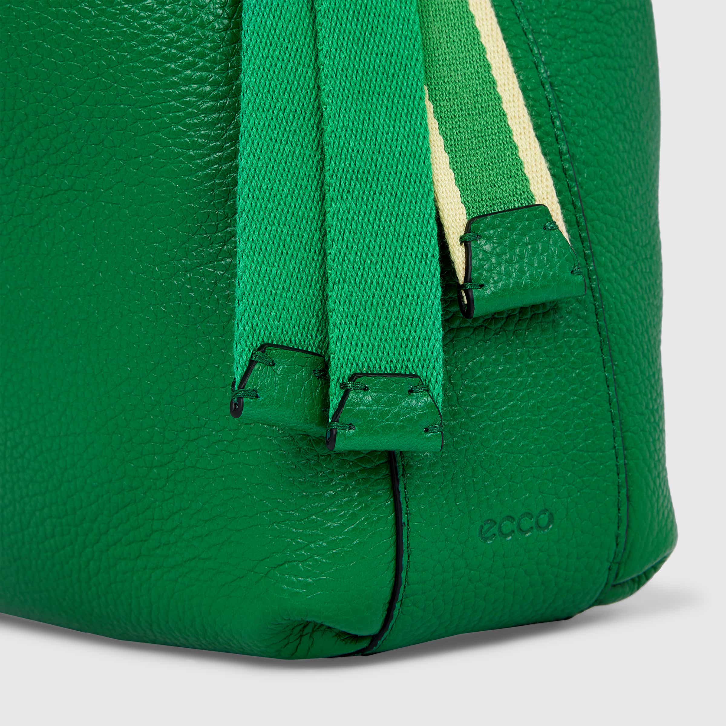 ECCO® Sail Leather Compact Shoulder Bag - Green - Detail-2