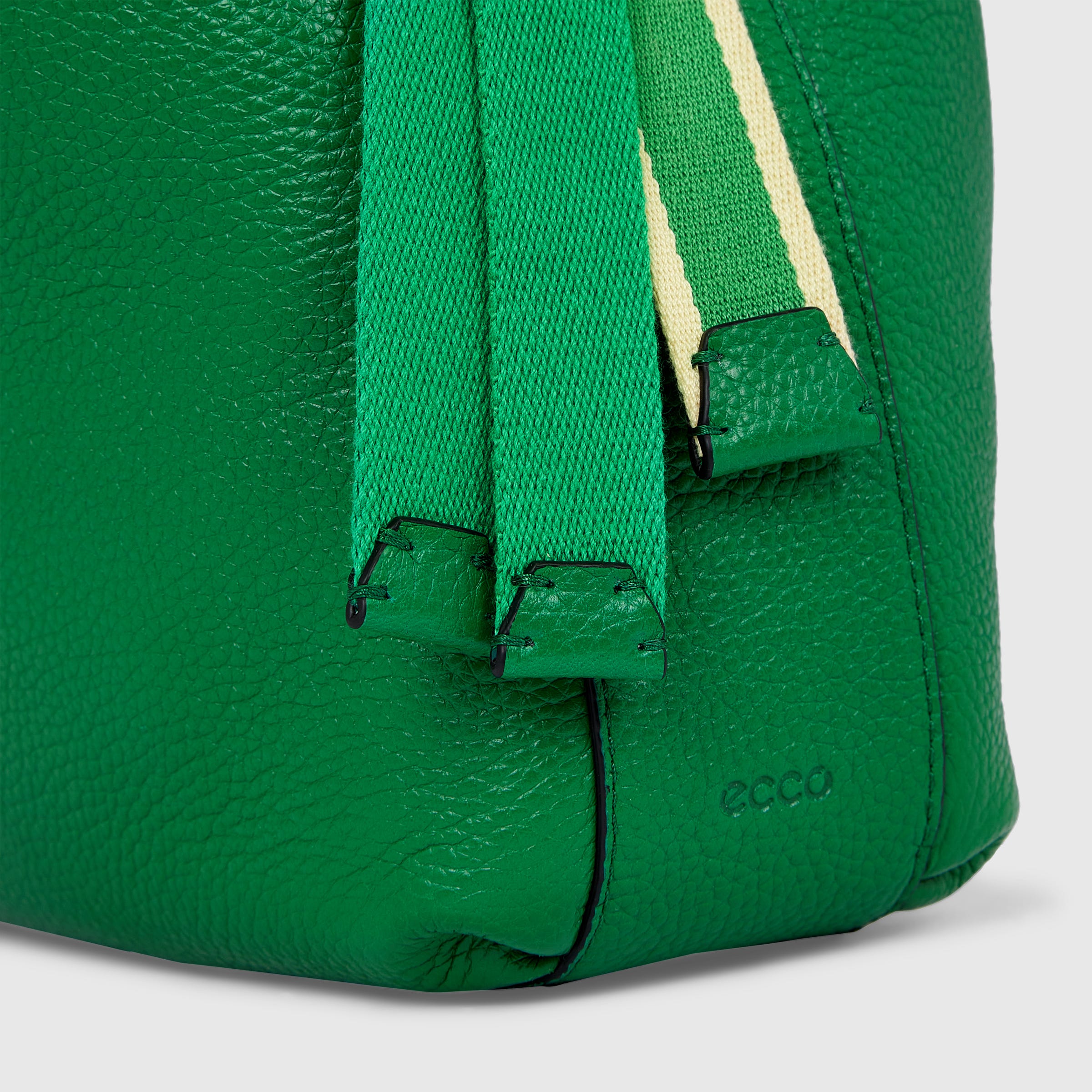 ECCO® Sail Leather Compact Shoulder Bag - Green - Detail-2