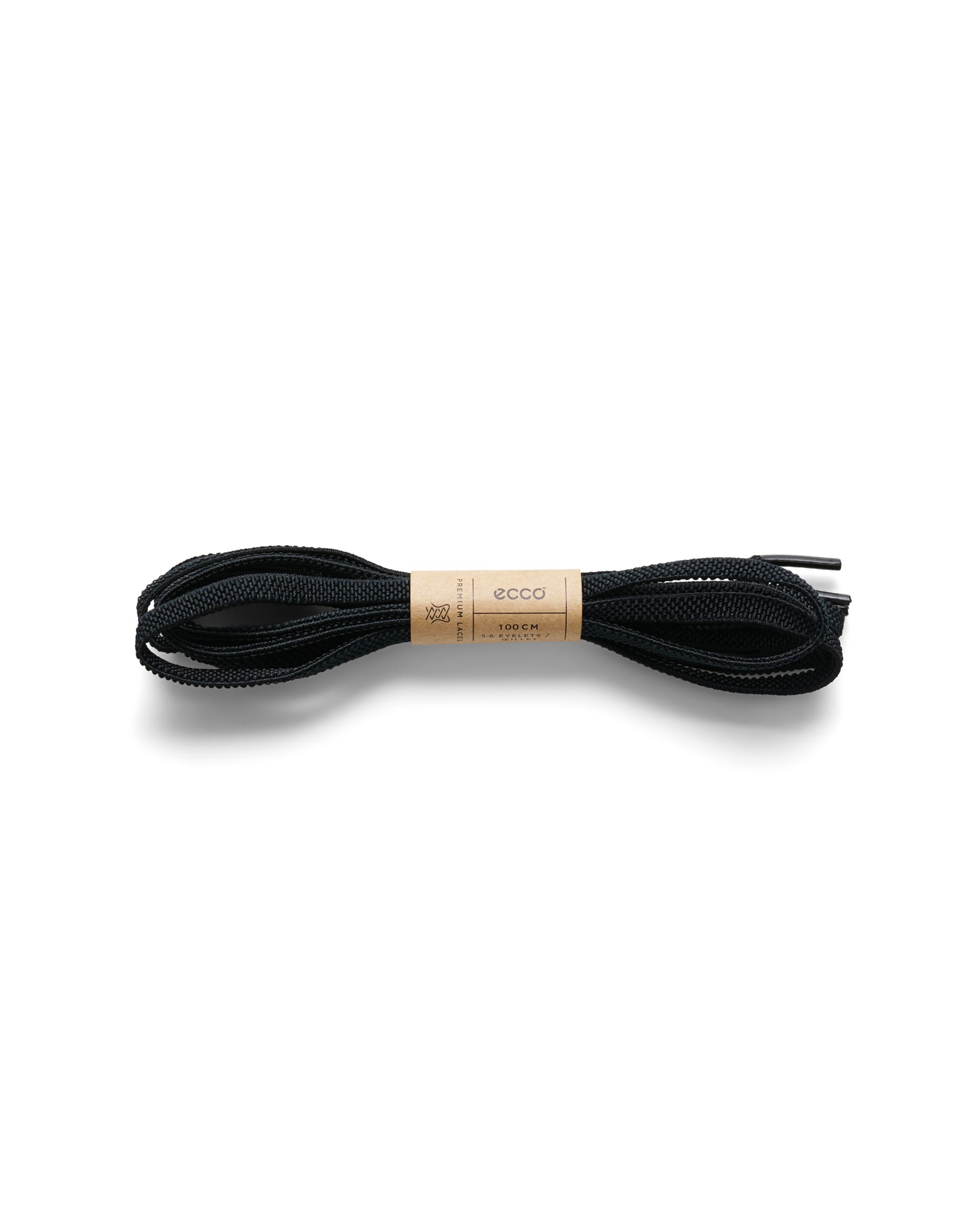 ECCO ELASTIC FLAT LACES - Black - Main