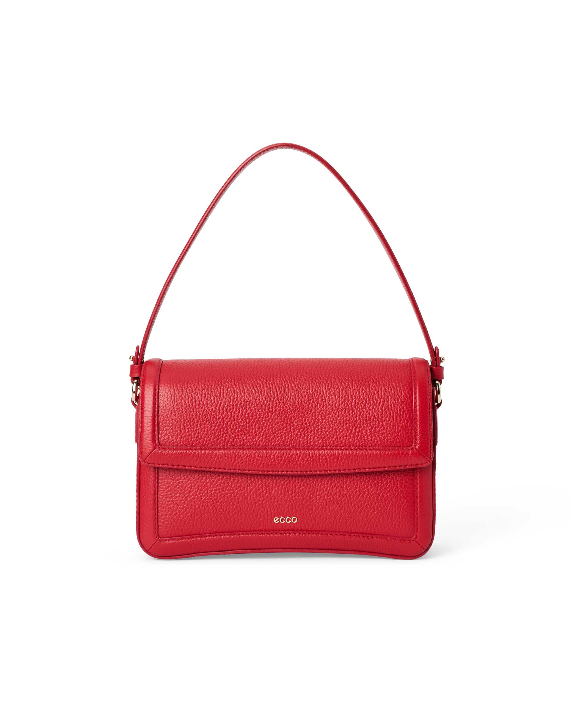 Ženski usnjena torba za čez telo Pinch ECCO® PINCH BAG - Rdeča - Main