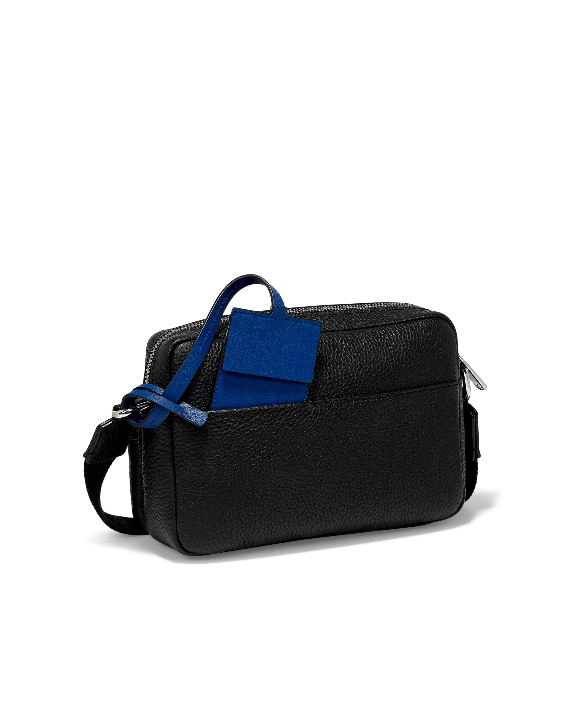 ECCO® Textureblock Leather Camera Bag - Black - Detail-2