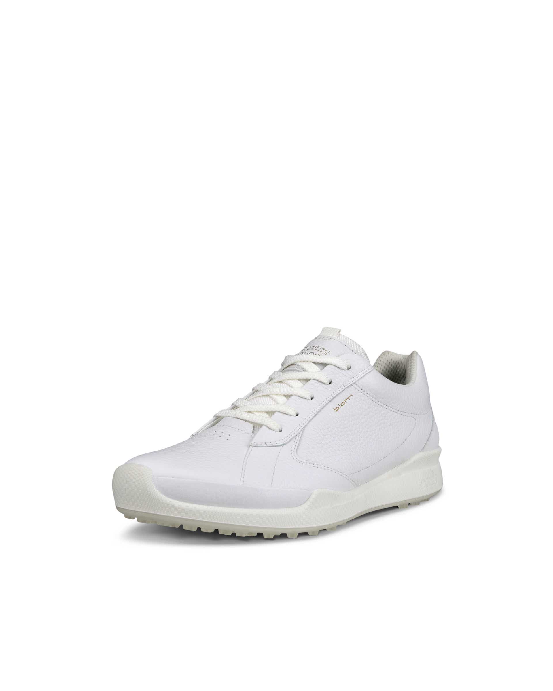 ECCO Golf BIOM Hybrid メンズ レザーゴルフシューズ - ホワイト - Main