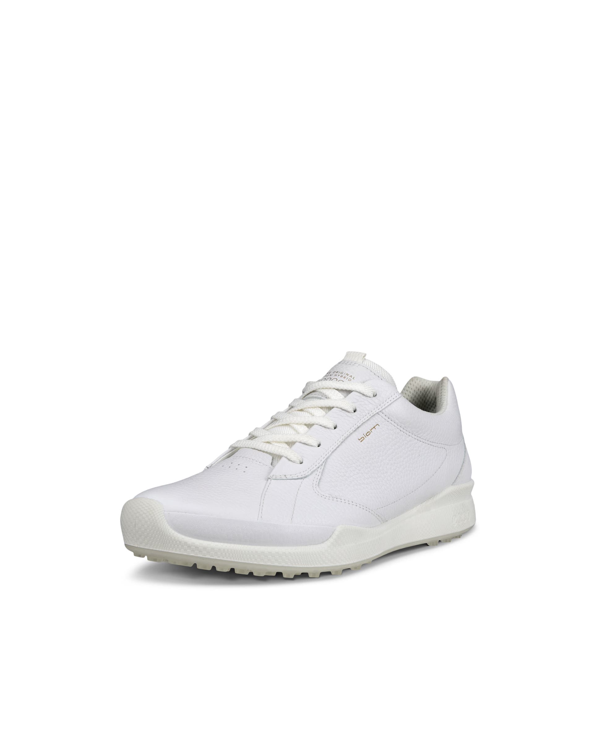 Men's ECCO® Golf BIOM Hybrid Original Leather Shoe - White - Main