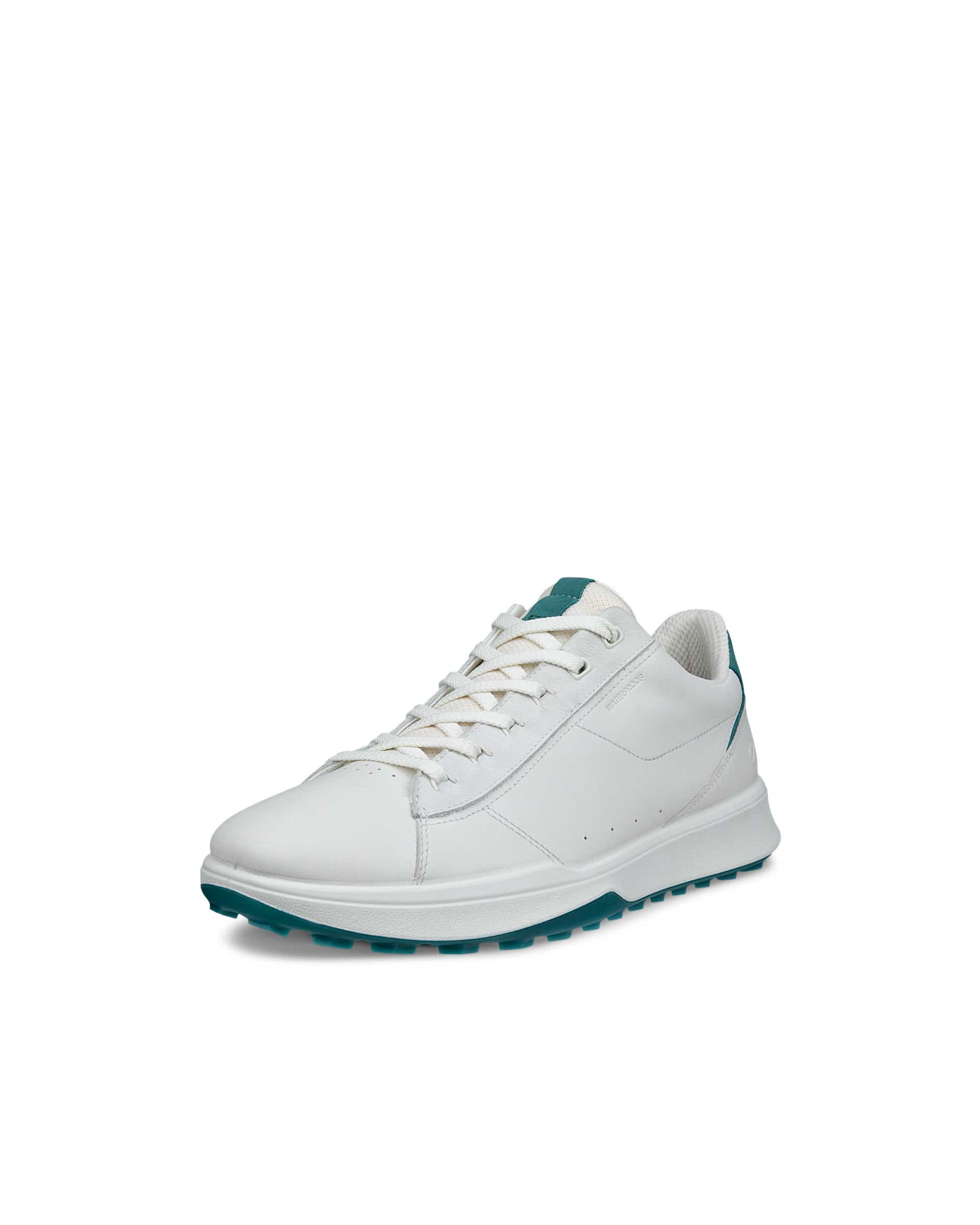 Men's ECCO® Golf Street Vibe Leather Waterproof Golf Shoe - White - Main