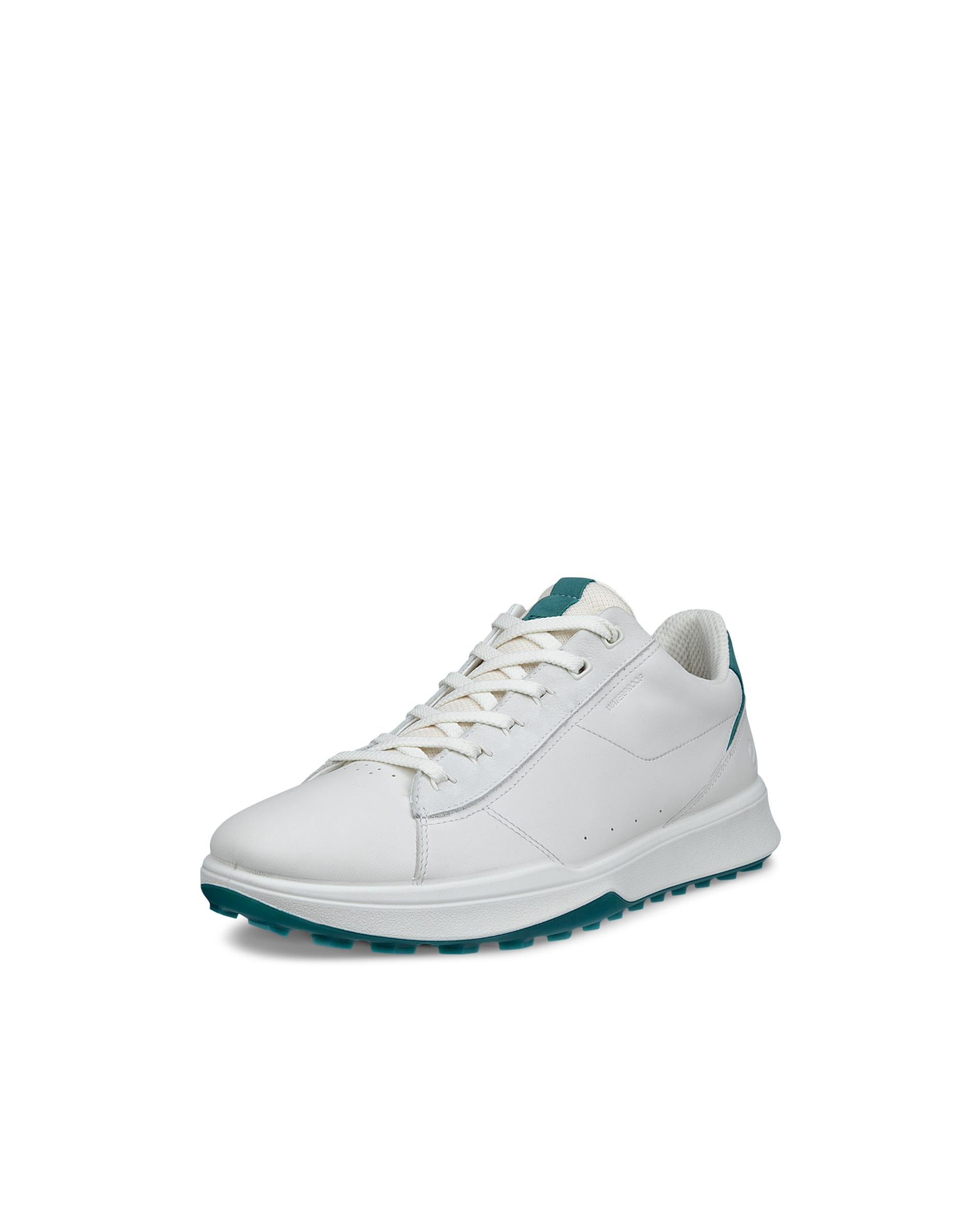 Men's ECCO® Golf Street Vibe Leather Waterproof Golf Shoe - White - Main