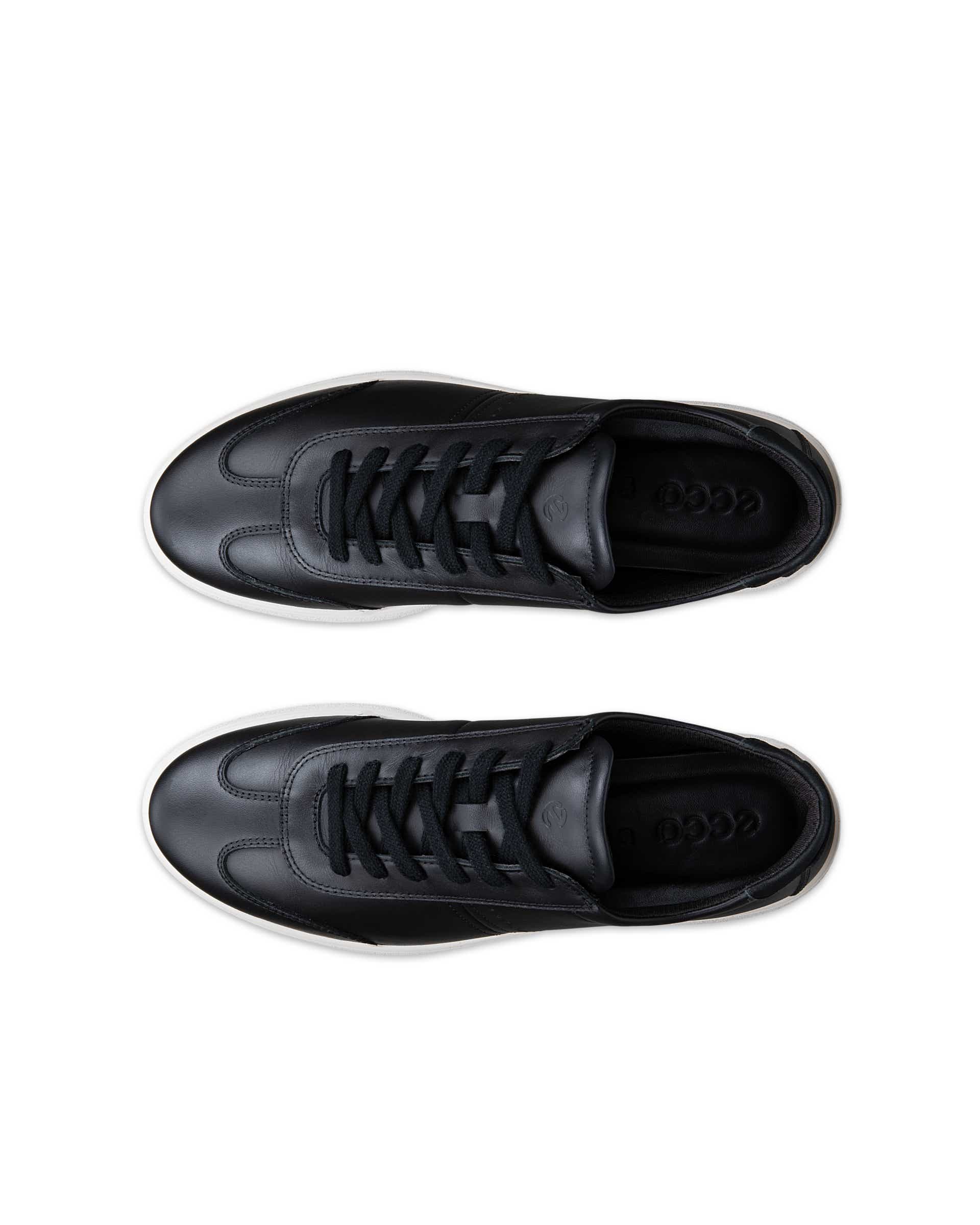 ECCO® BELLA 2 sneakers i læder til damer - Sort - Top left pair