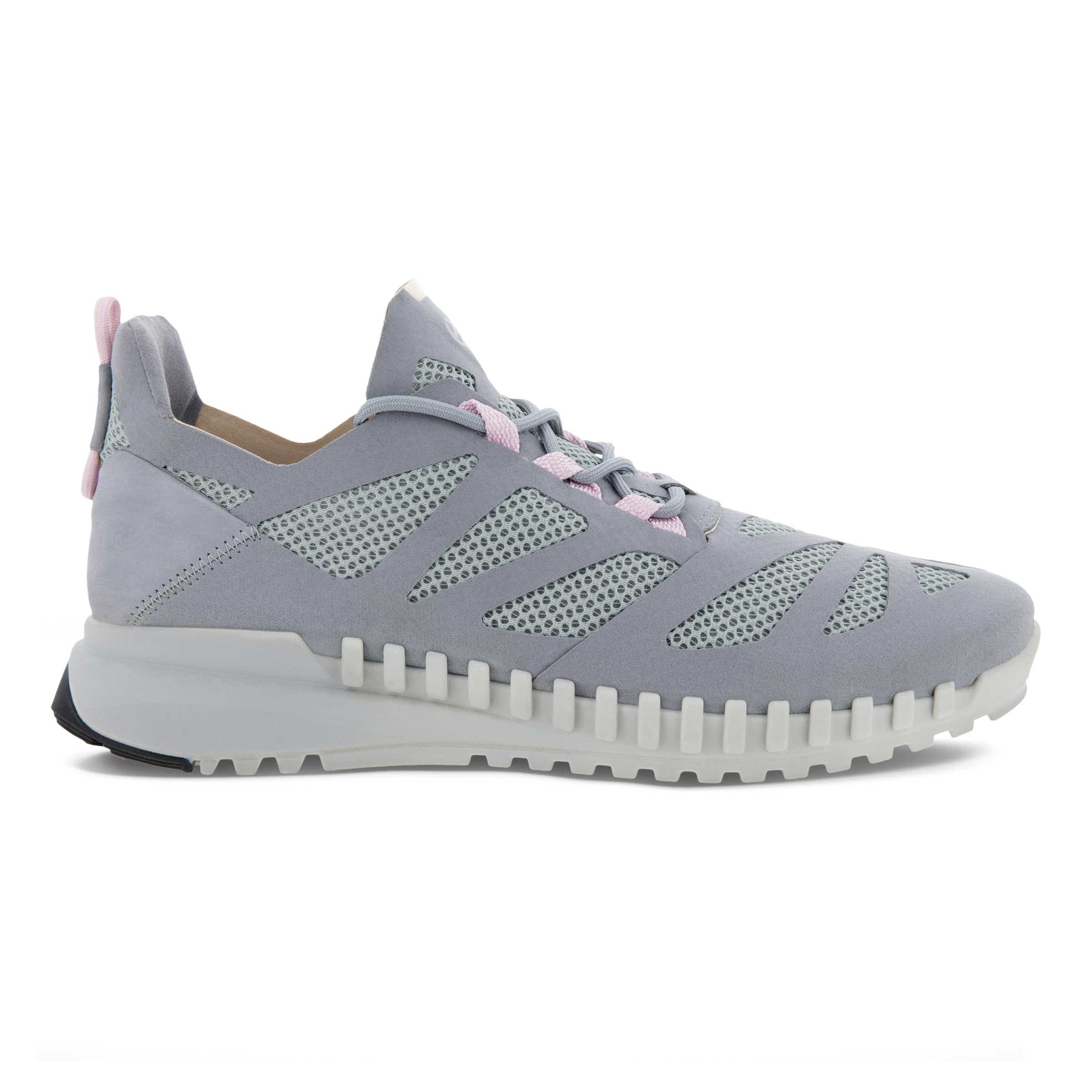 Women's ECCO® Zipflex Outdoor Sneaker - Grey - Outside
