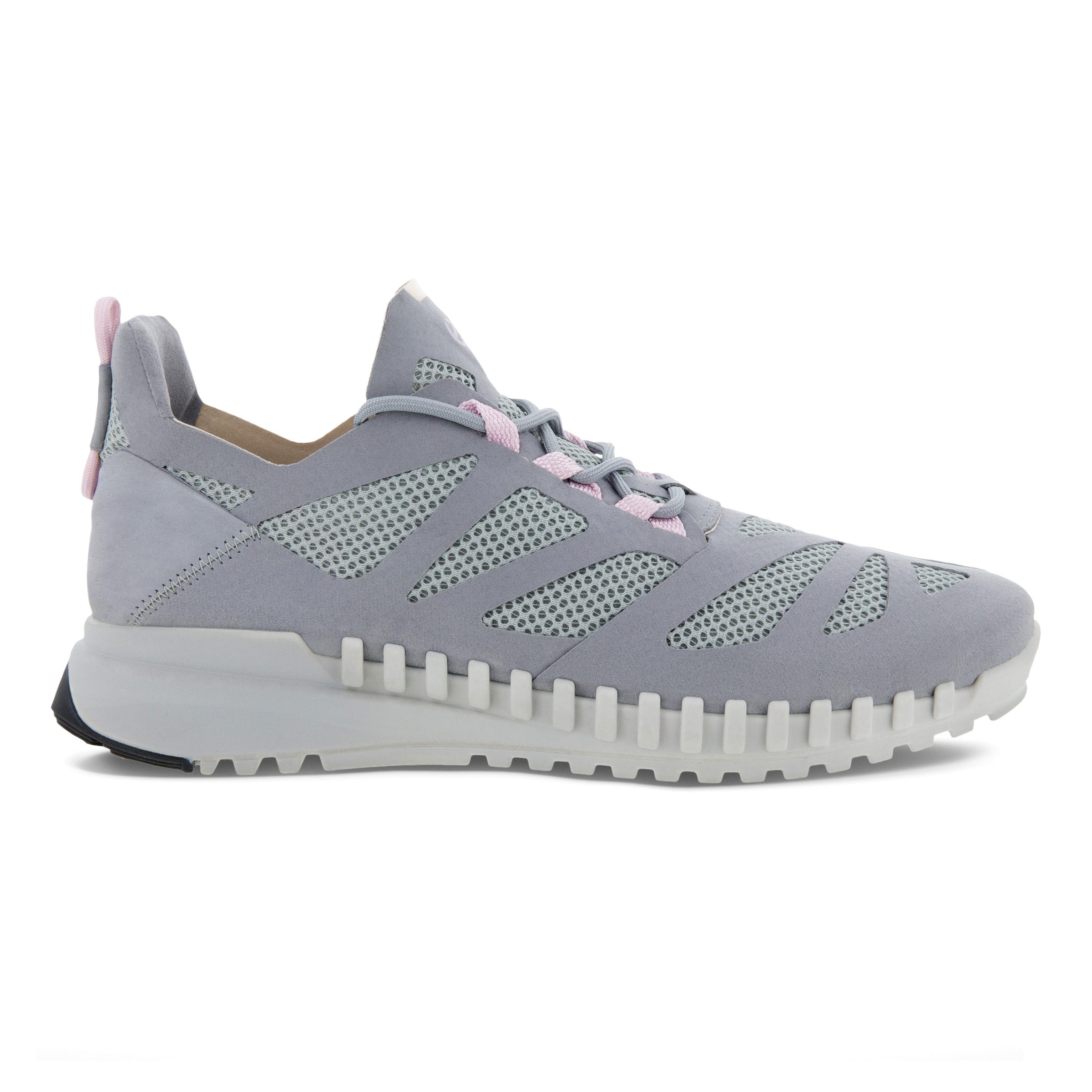 Women's ECCO® Zipflex Outdoor Sneaker - Grey - Outside