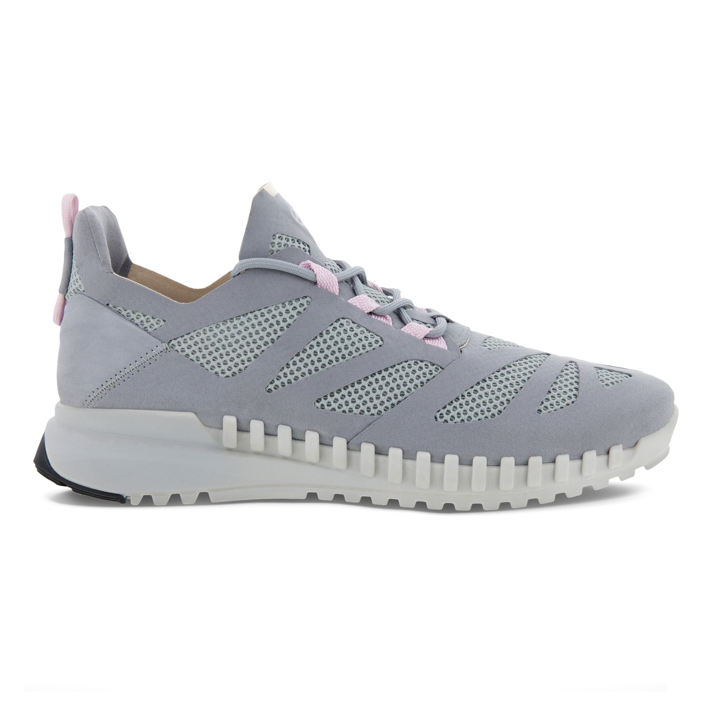 Women's ECCO® Zipflex Outdoor Sneaker - Grey - Outside