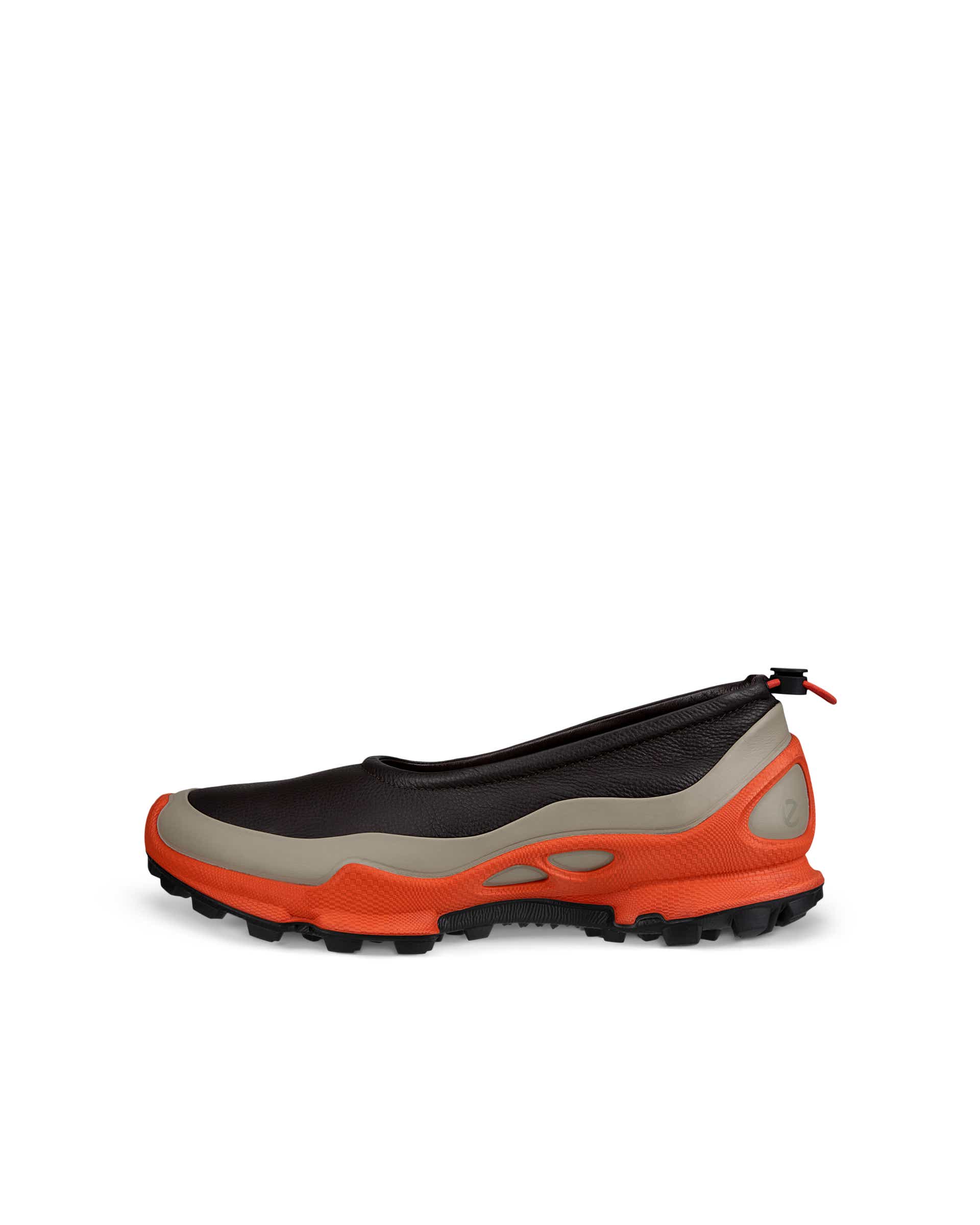 Women's ECCO® Biom C-Trail Leather Slip-On - Beige - Outside