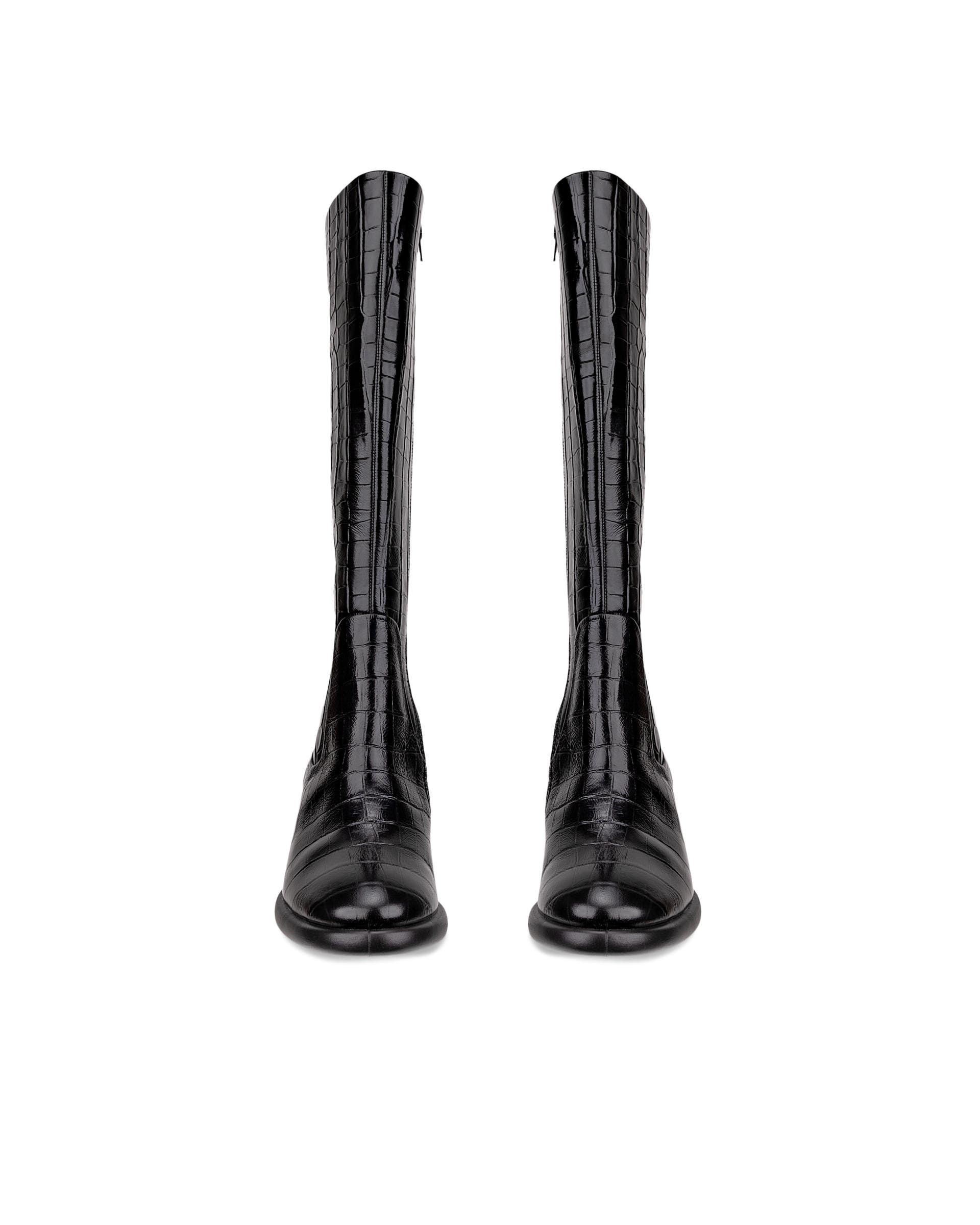 Women's ECCO® Sculpted LX 55 Leather High-Cut Boot | Black