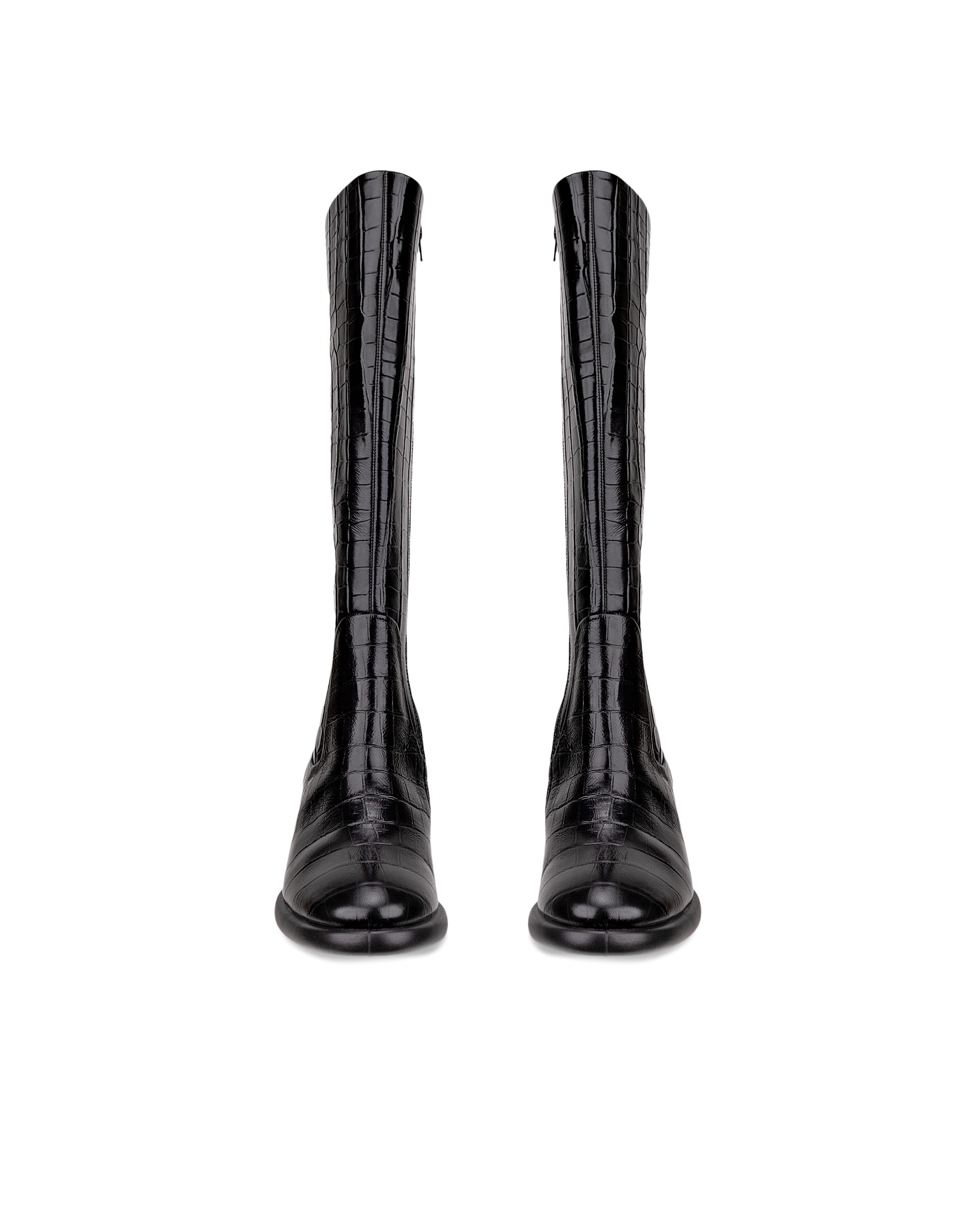 Women's ECCO® Sculpted LX 55 Leather High-Cut Boot | Black