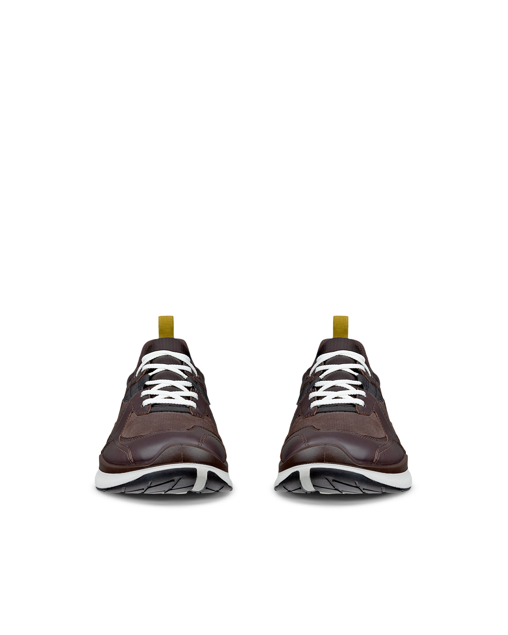 ECCO® Biom 2.2 baskets en cuir Gore-Tex pour homme - Marron - Front pair