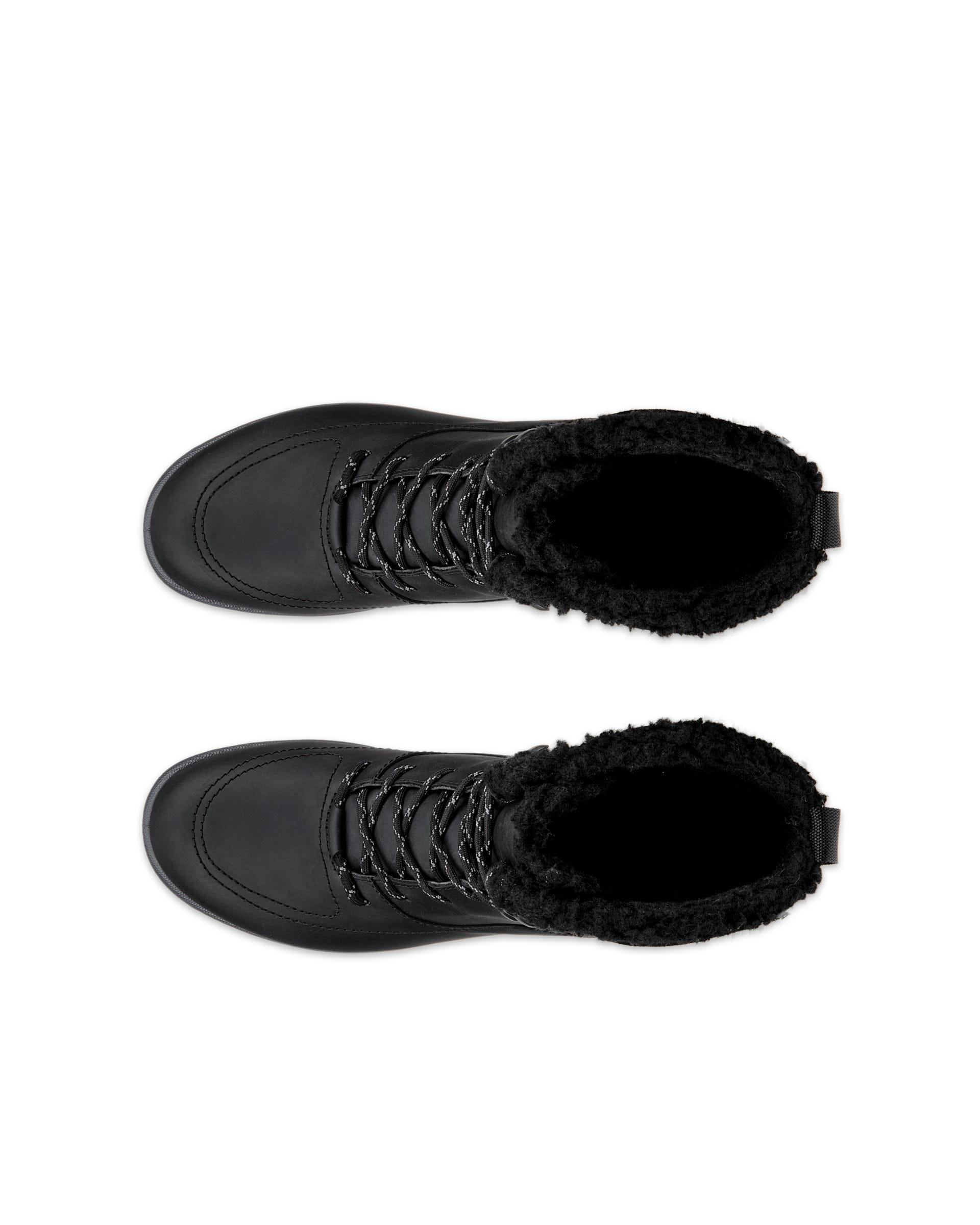 Women's ECCO® Trace Lite Waterproof Oiled Nubuck Boot - Black - Top left pair