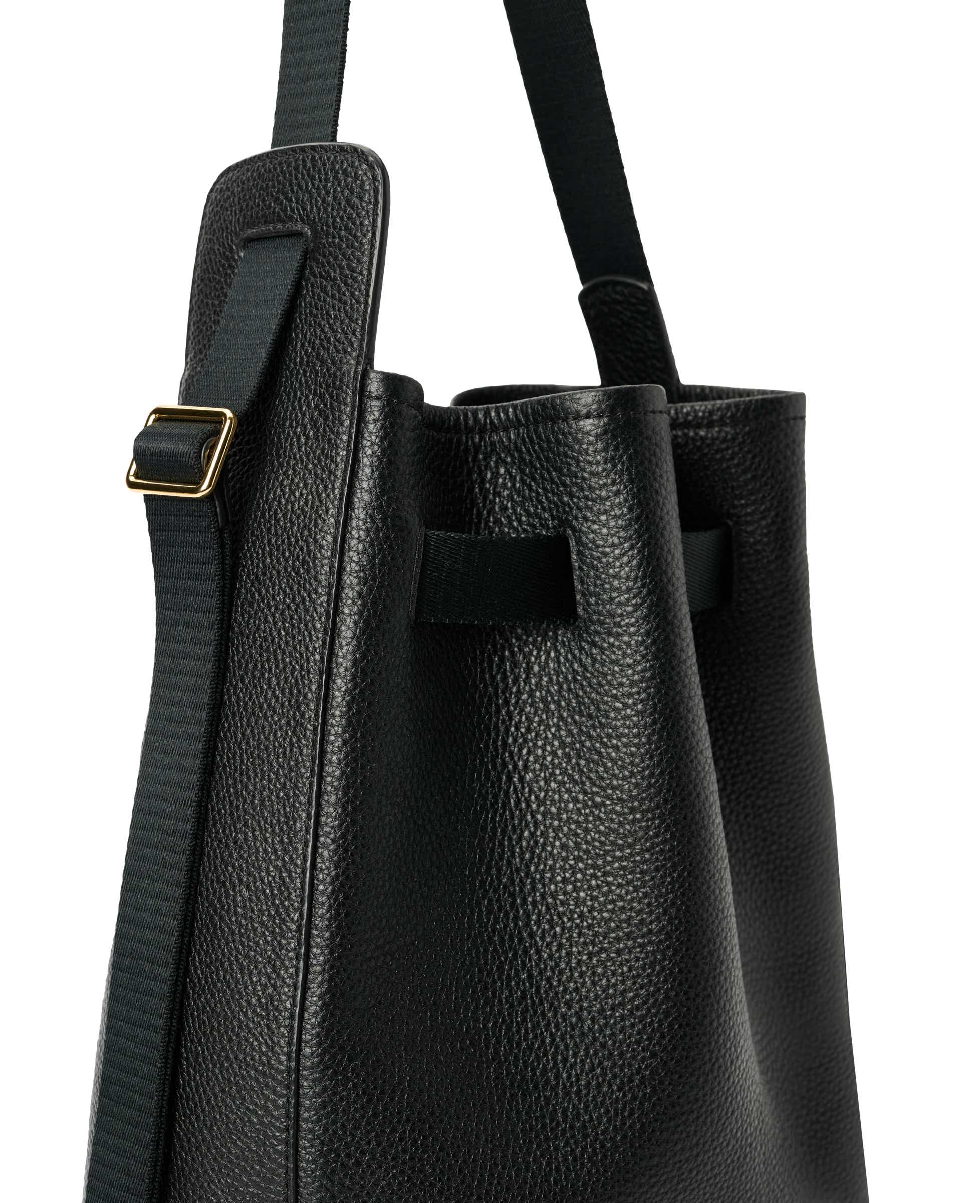ECCO® Sail Sac hobo en cuir - Noir - Detail-1
